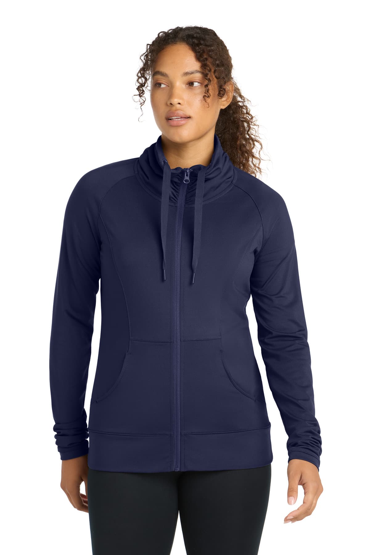Sport-Tek ® Women's Sport-Wick ® Stretch Full-Zip Jacket. LST852 thumbnail 4