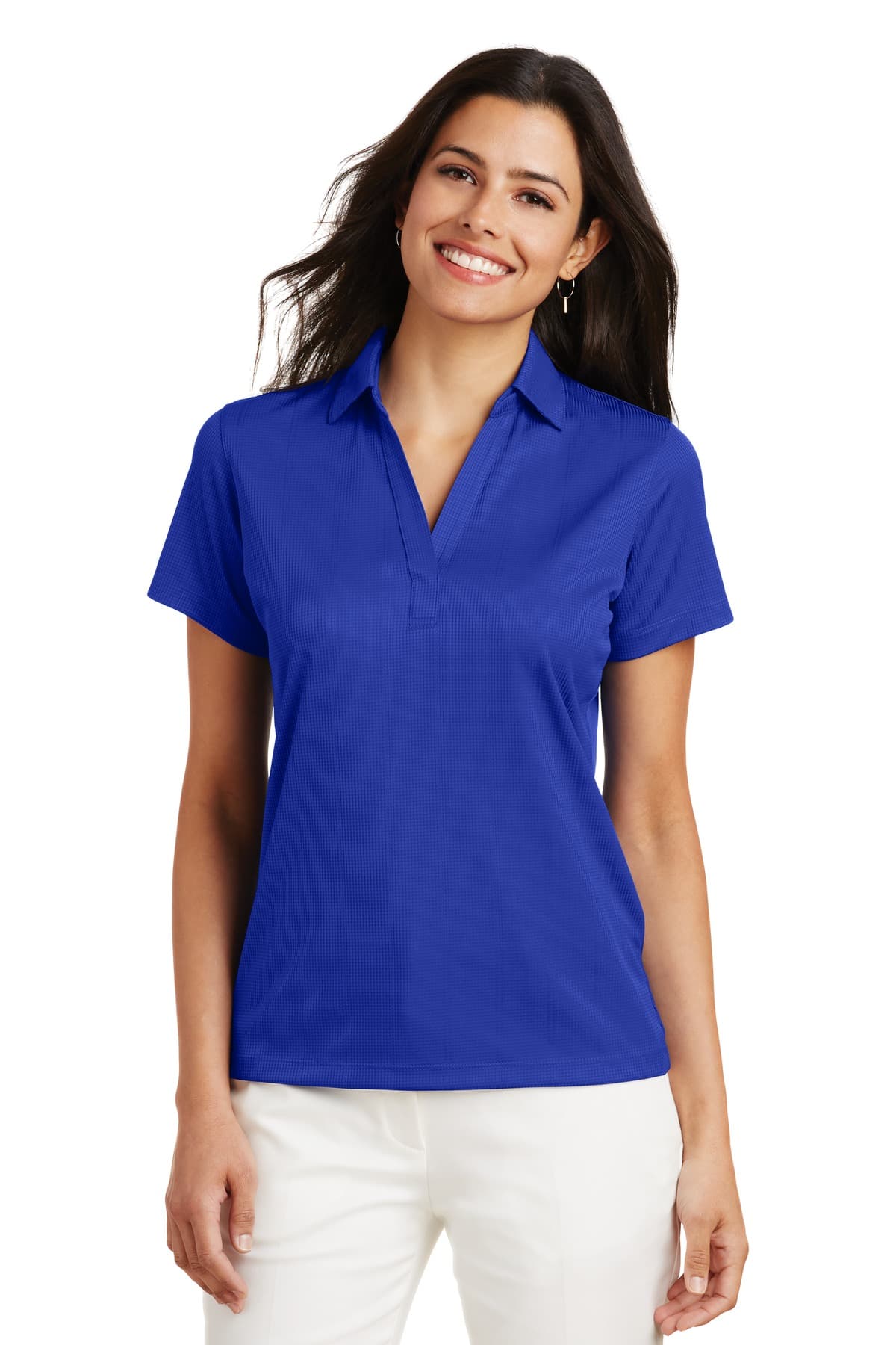 Port Authority ® Women's Performance Fine Jacquard Polo. L528 thumbnail 3