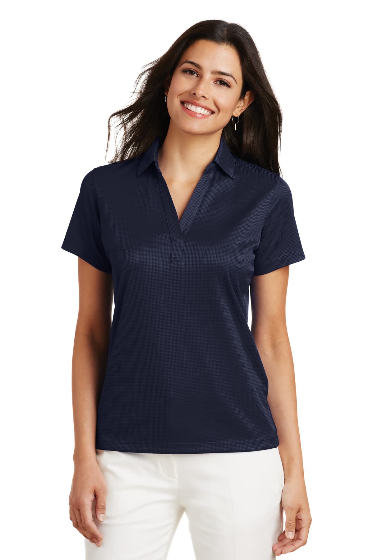 Port Authority ® Women's Performance Fine Jacquard Polo. L528 thumbnail 5