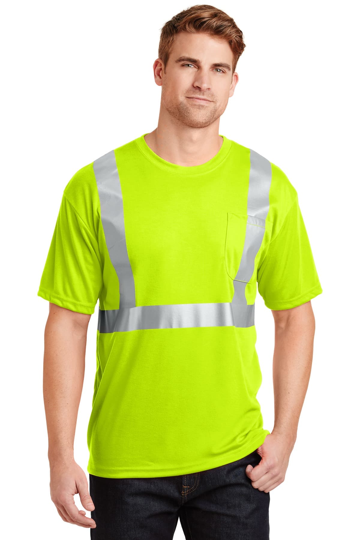 CornerStone ® - ANSI 107 Class 2 Safety T-Shirt. CS401 thumbnail 3
