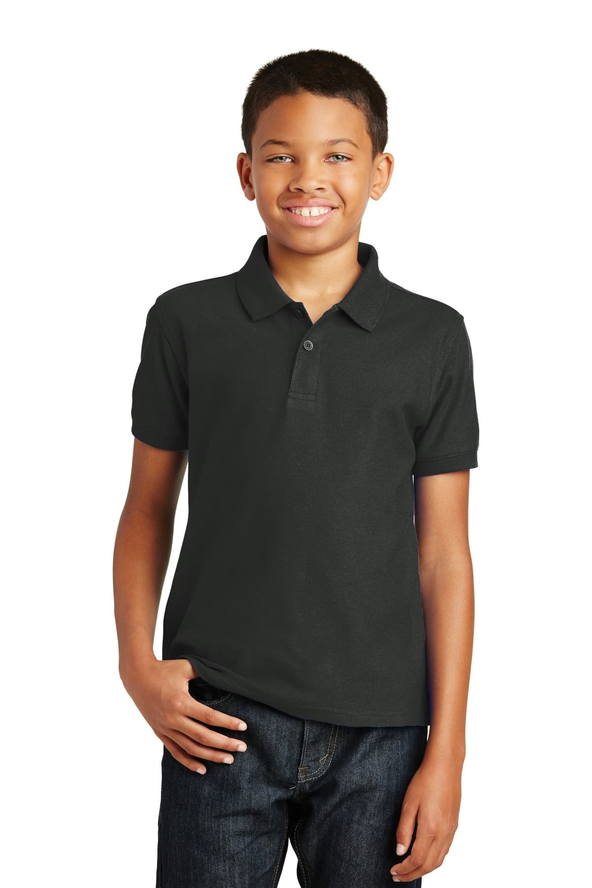 Port Authority ® Youth Core Classic Pique Polo. Y100 thumbnail 3