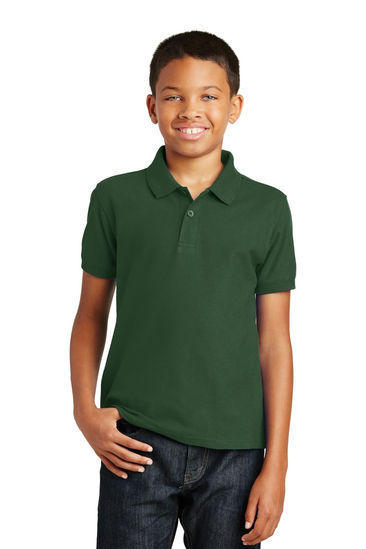 Port Authority ® Youth Core Classic Pique Polo. Y100 thumbnail 4