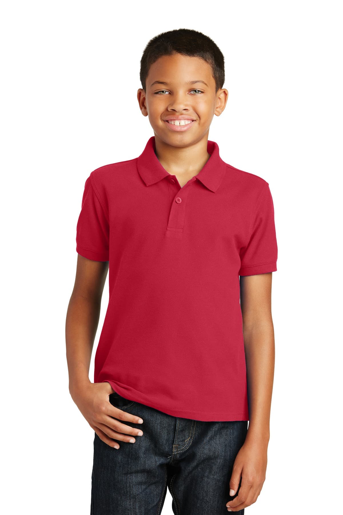 Port Authority ® Youth Core Classic Pique Polo. Y100 thumbnail 4