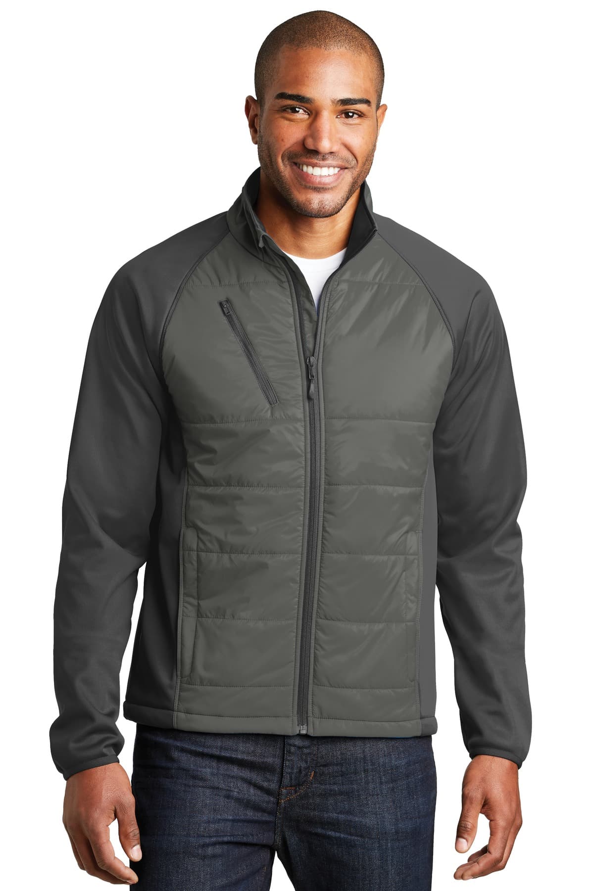 Port Authority ® Hybrid Soft Shell Jacket. J787 thumbnail 3
