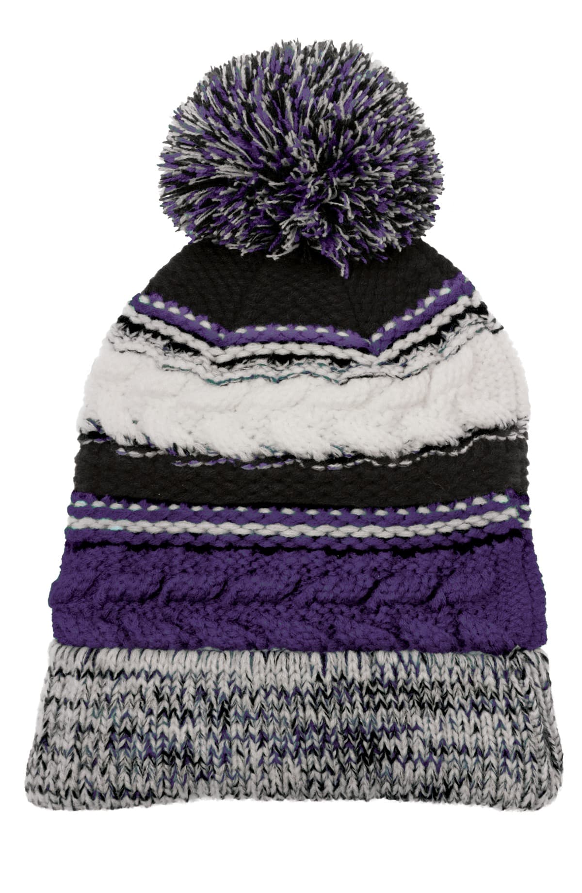 Sport-Tek ® Pom Pom Team Beanie. STC21 thumbnail 4