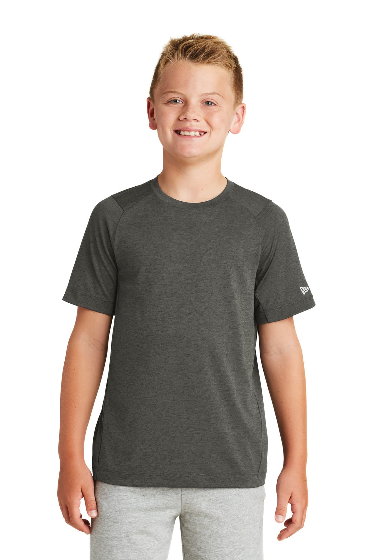 New Era ® Youth Series Performance Crew Tee. YNEA200 thumbnail 2