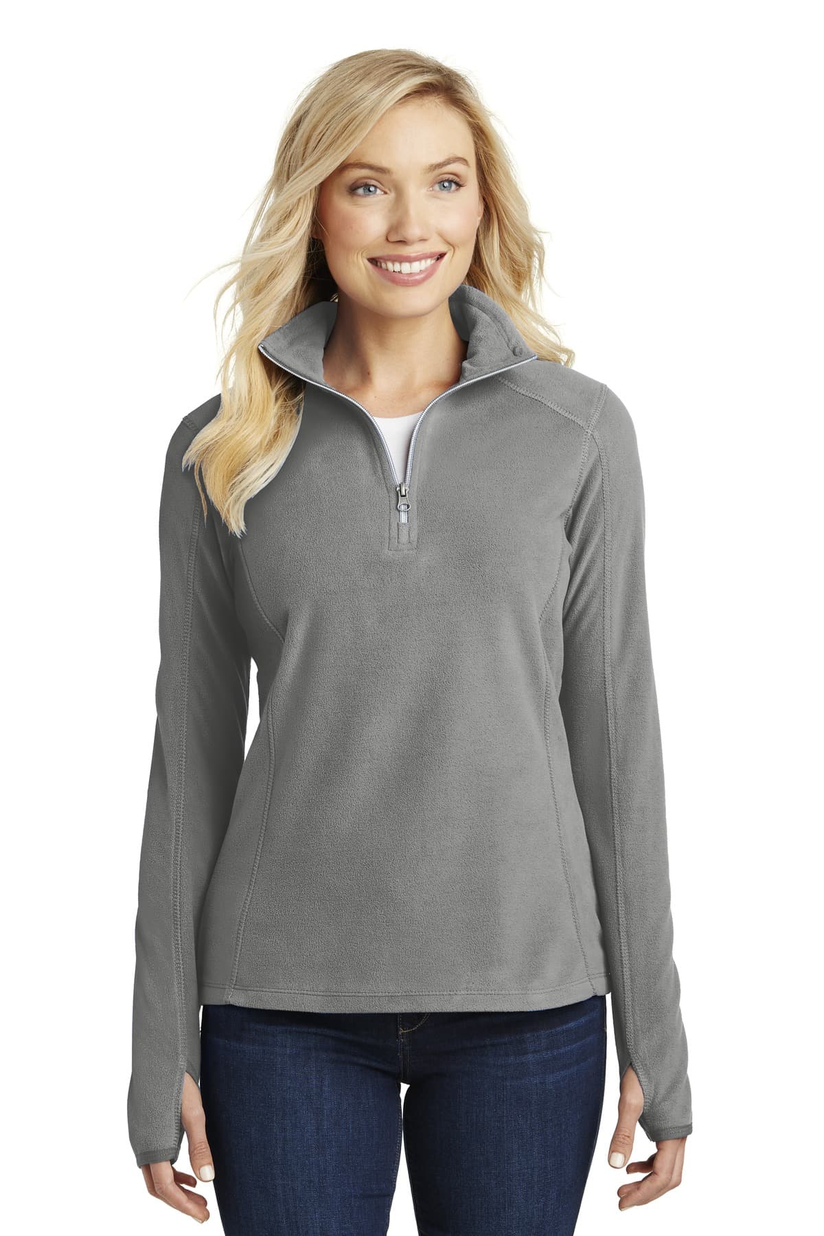 Port Authority ® Women's Microfleece 1/2-Zip Pullover. L224 thumbnail 4
