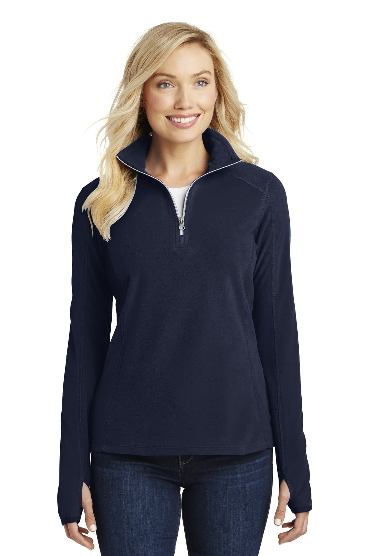 Port Authority ® Women's Microfleece 1/2-Zip Pullover. L224 thumbnail 3