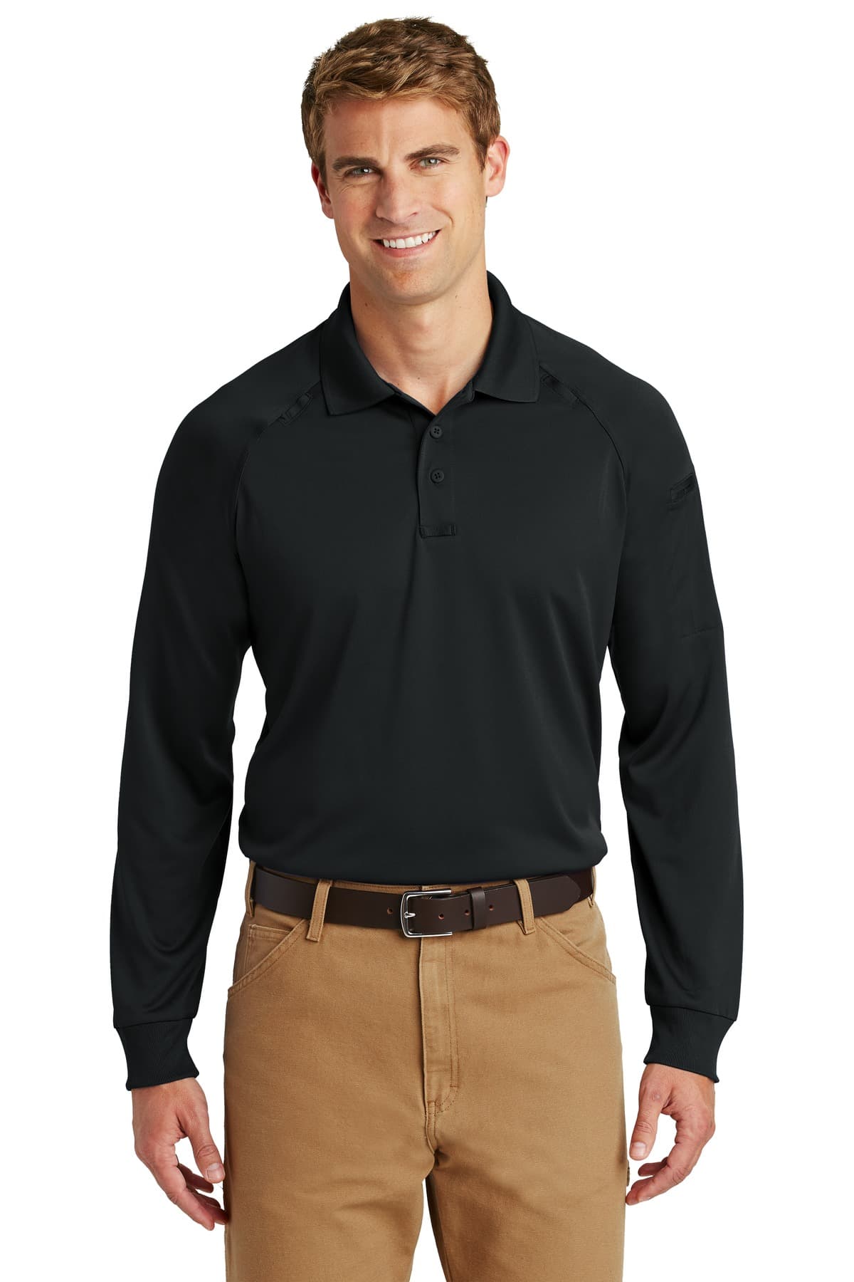 CornerStone ® - Select Long Sleeve Snag-Proof Tactical Polo. CS410LS thumbnail 2