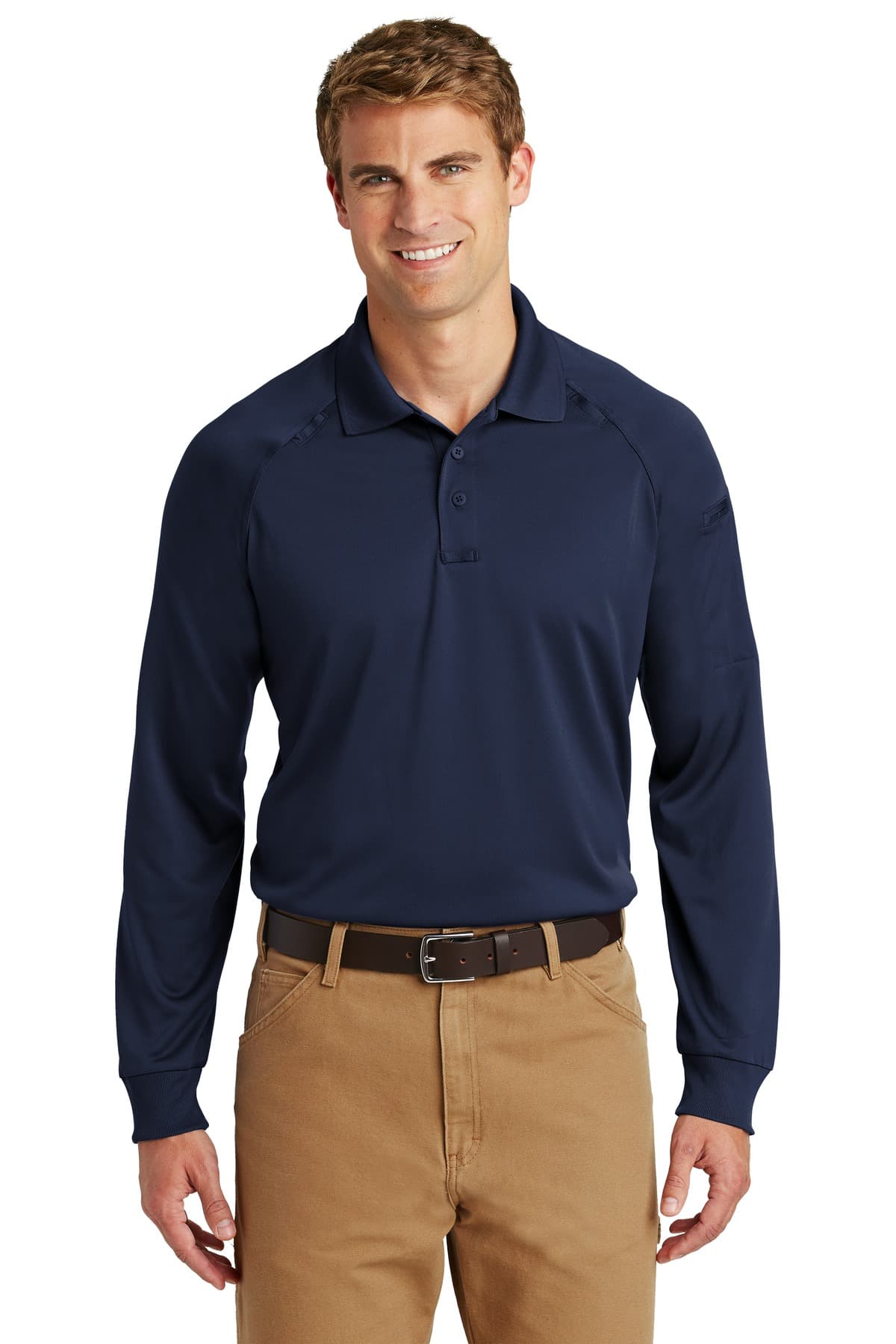 CornerStone ® - Select Long Sleeve Snag-Proof Tactical Polo. CS410LS thumbnail 3