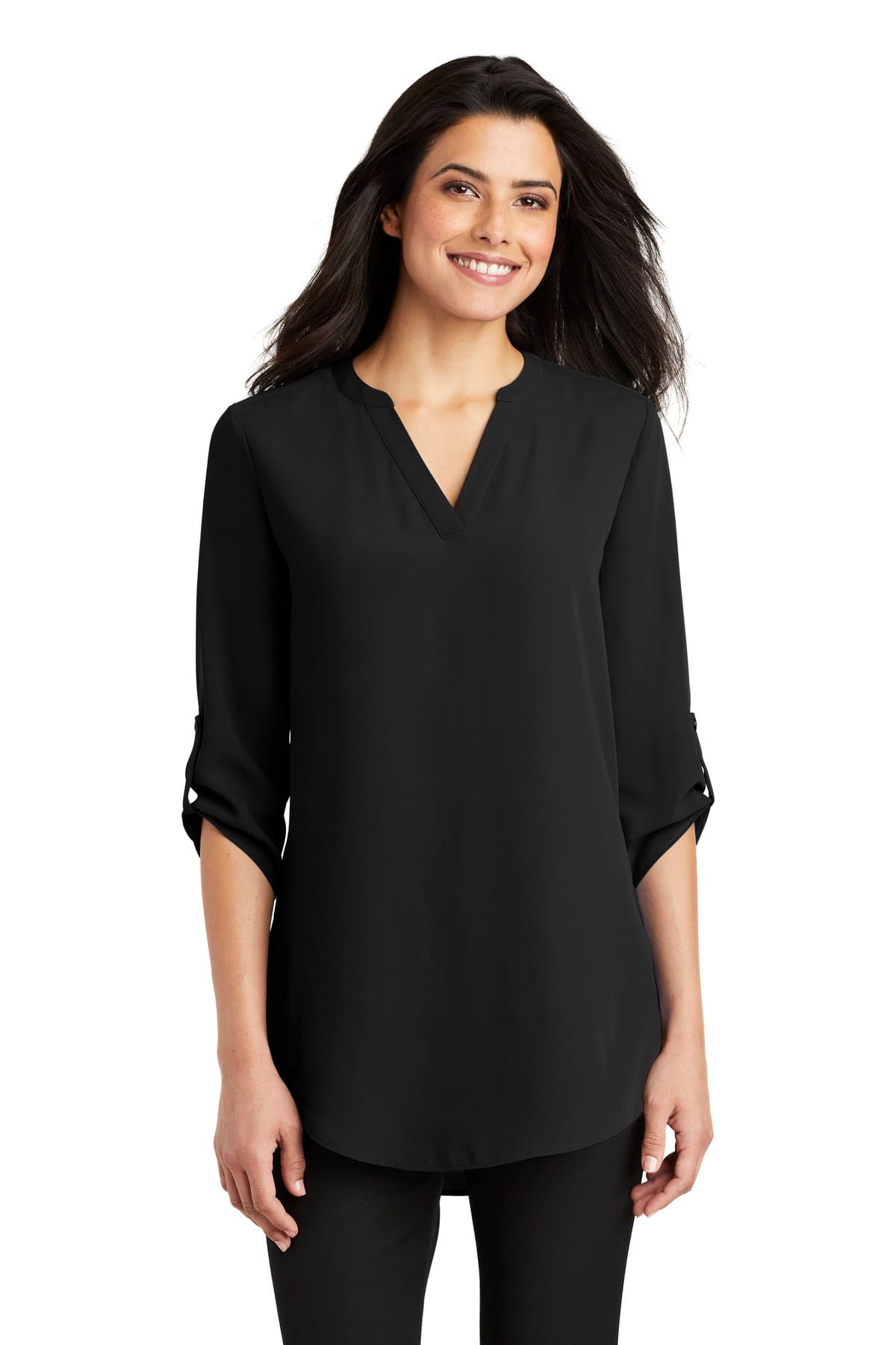 Port Authority ® Women's 3/4-Sleeve Tunic Blouse. LW701 thumbnail 2