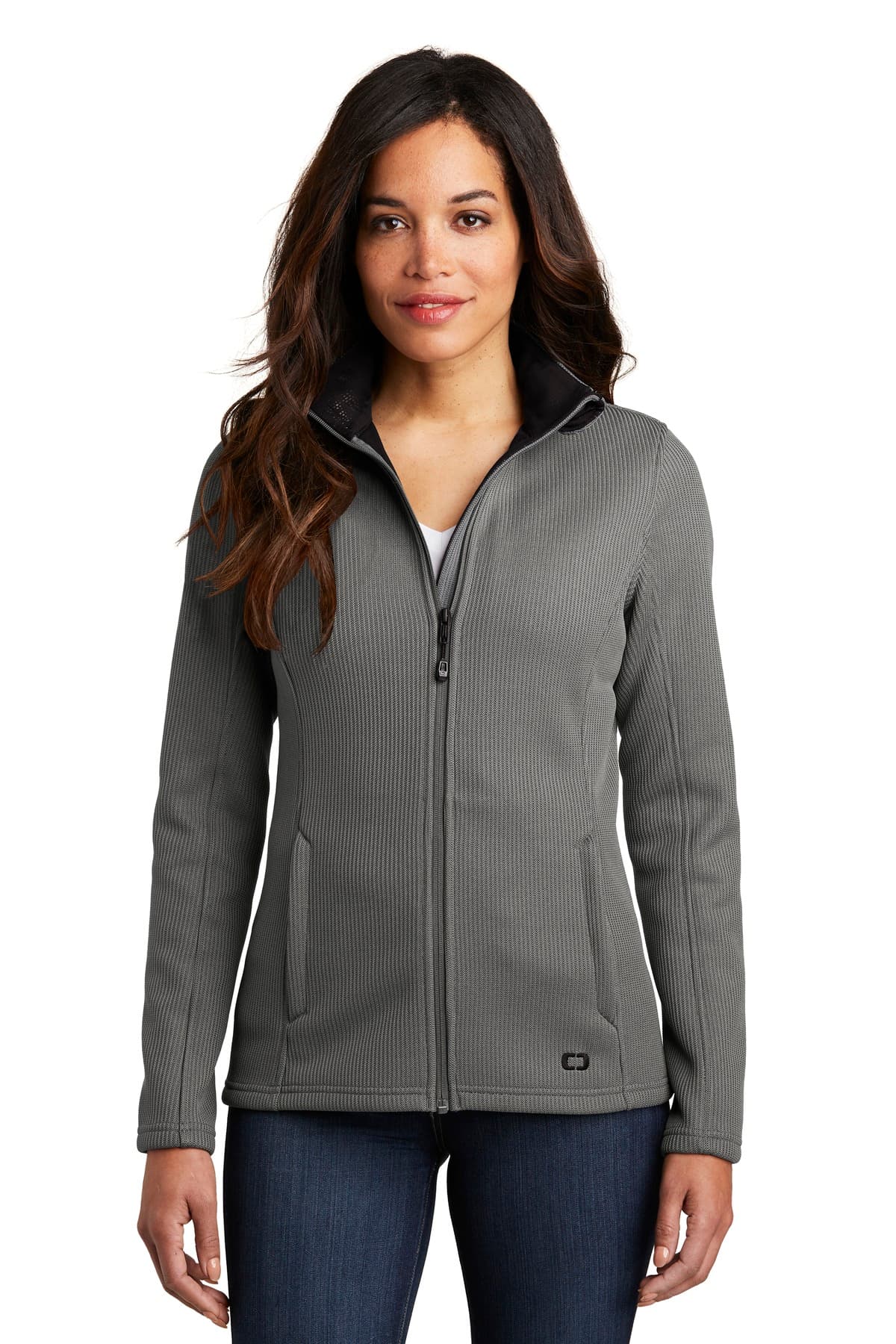 OGIO ® Women's Grit Fleece Jacket. LOG727 thumbnail 3