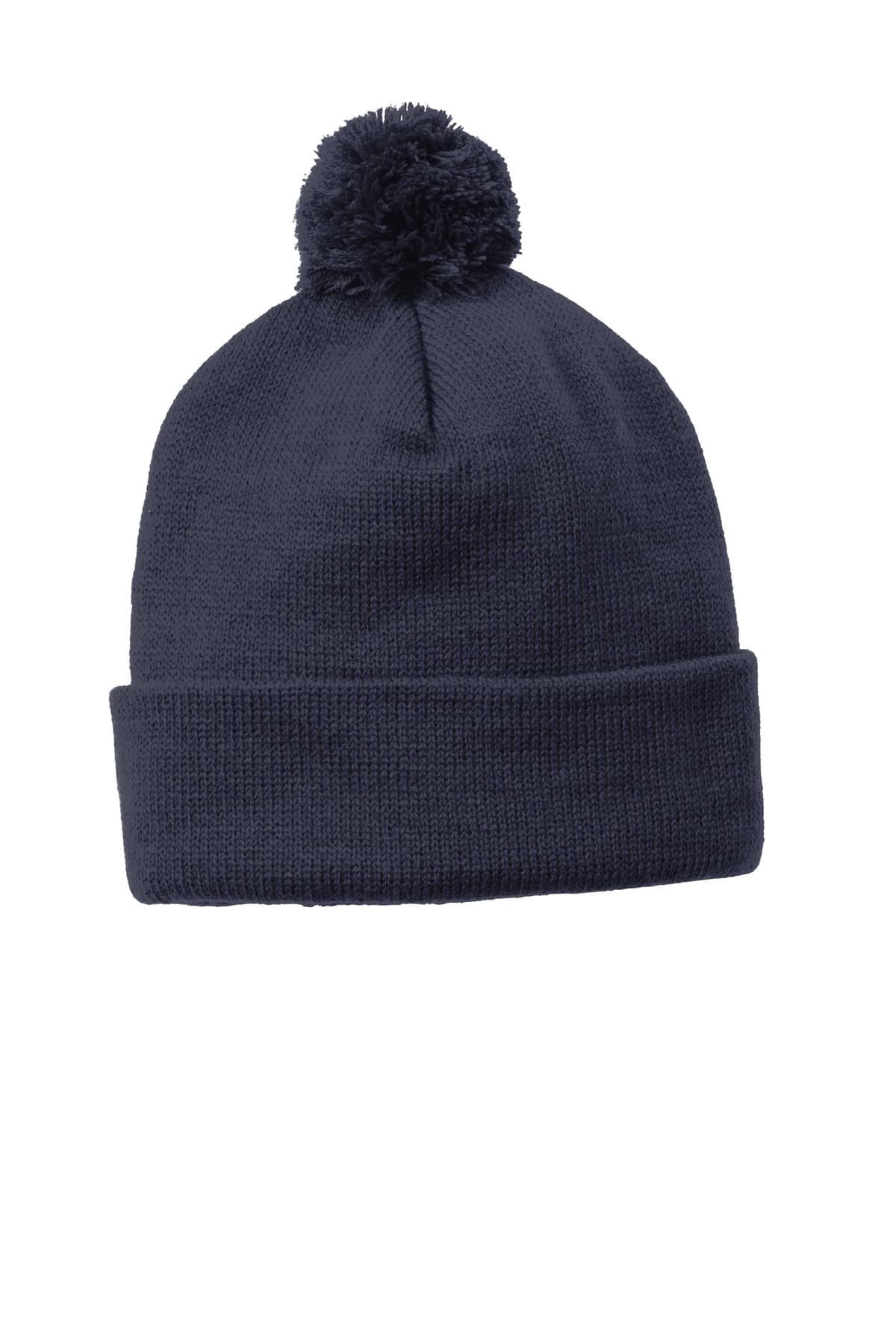 Sport-Tek ® Solid Pom Pom Beanie. STC37 thumbnail 4