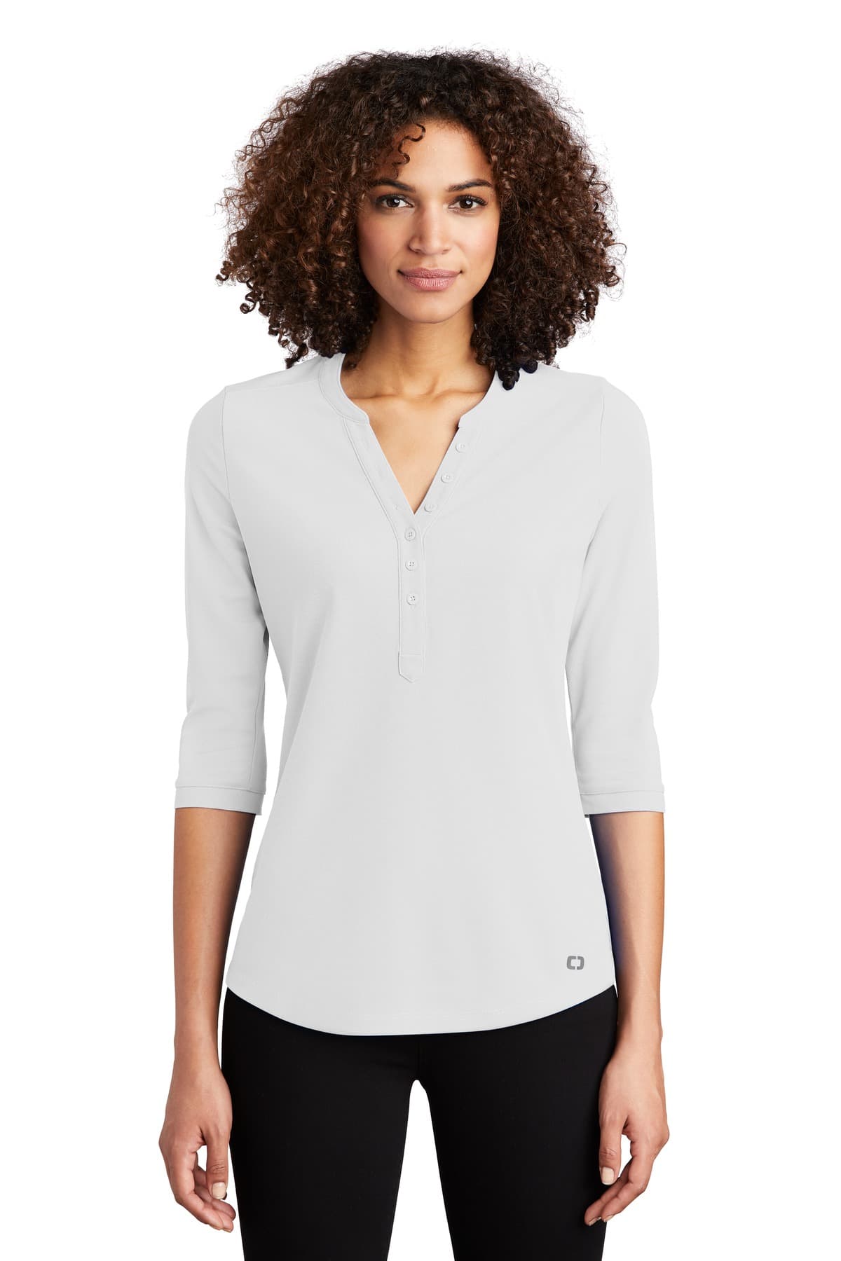 OGIO ® Women's Jewel Henley LOG104 thumbnail 3