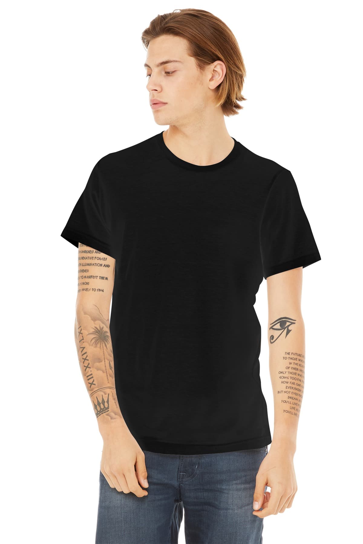 BELLA+CANVAS ® Unisex Poly-Cotton Short Sleeve Tee. BC3650 thumbnail 3