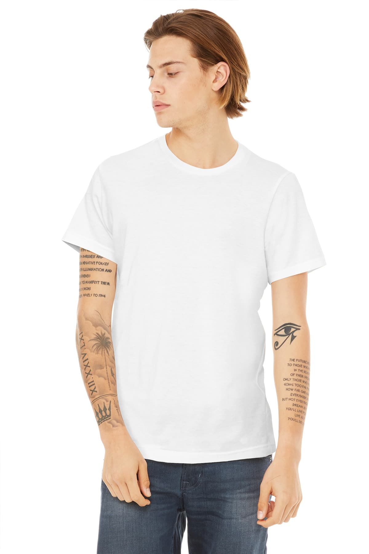 BELLA+CANVAS ® Unisex Poly-Cotton Short Sleeve Tee. BC3650 thumbnail 4