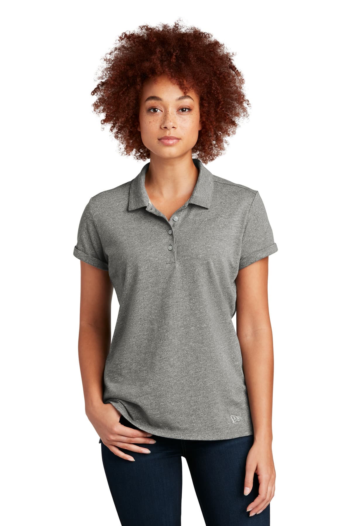 New Era ® Women's Slub Twist Polo LNEA301 thumbnail 4