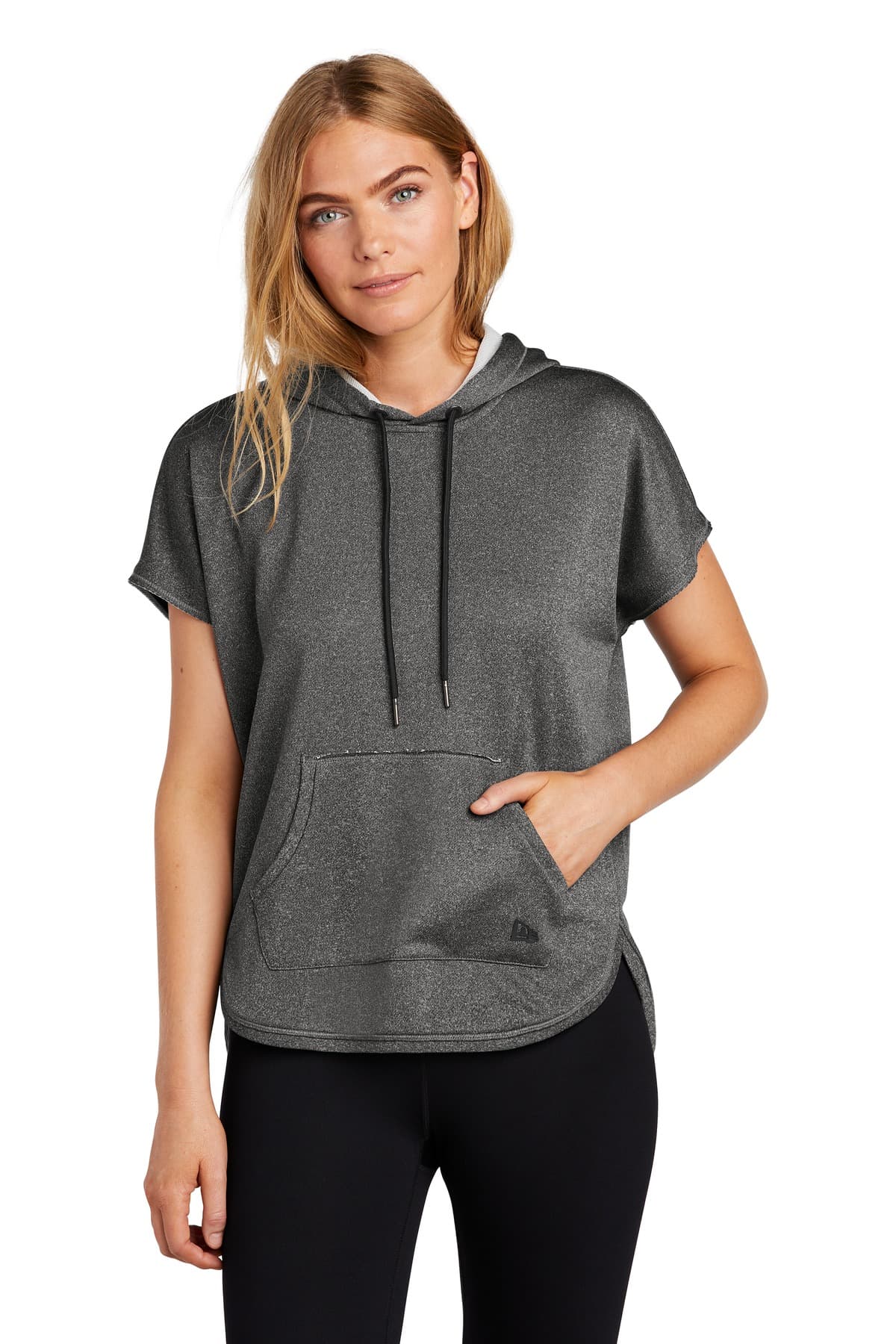 New Era ® Women's Performance Terry Short Sleeve Hoodie LNEA533 thumbnail 3