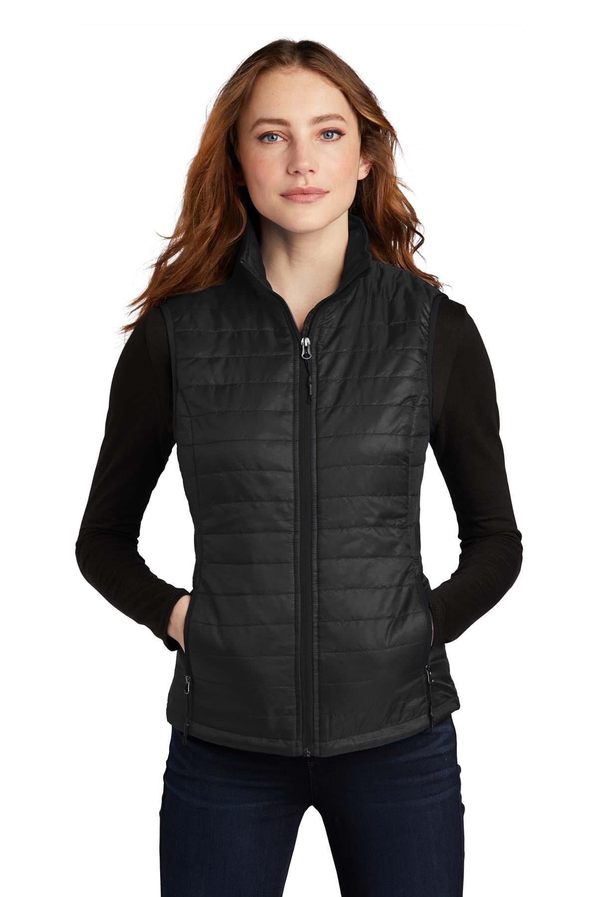 Port Authority ® Women's Packable Puffy Vest L851 thumbnail 2
