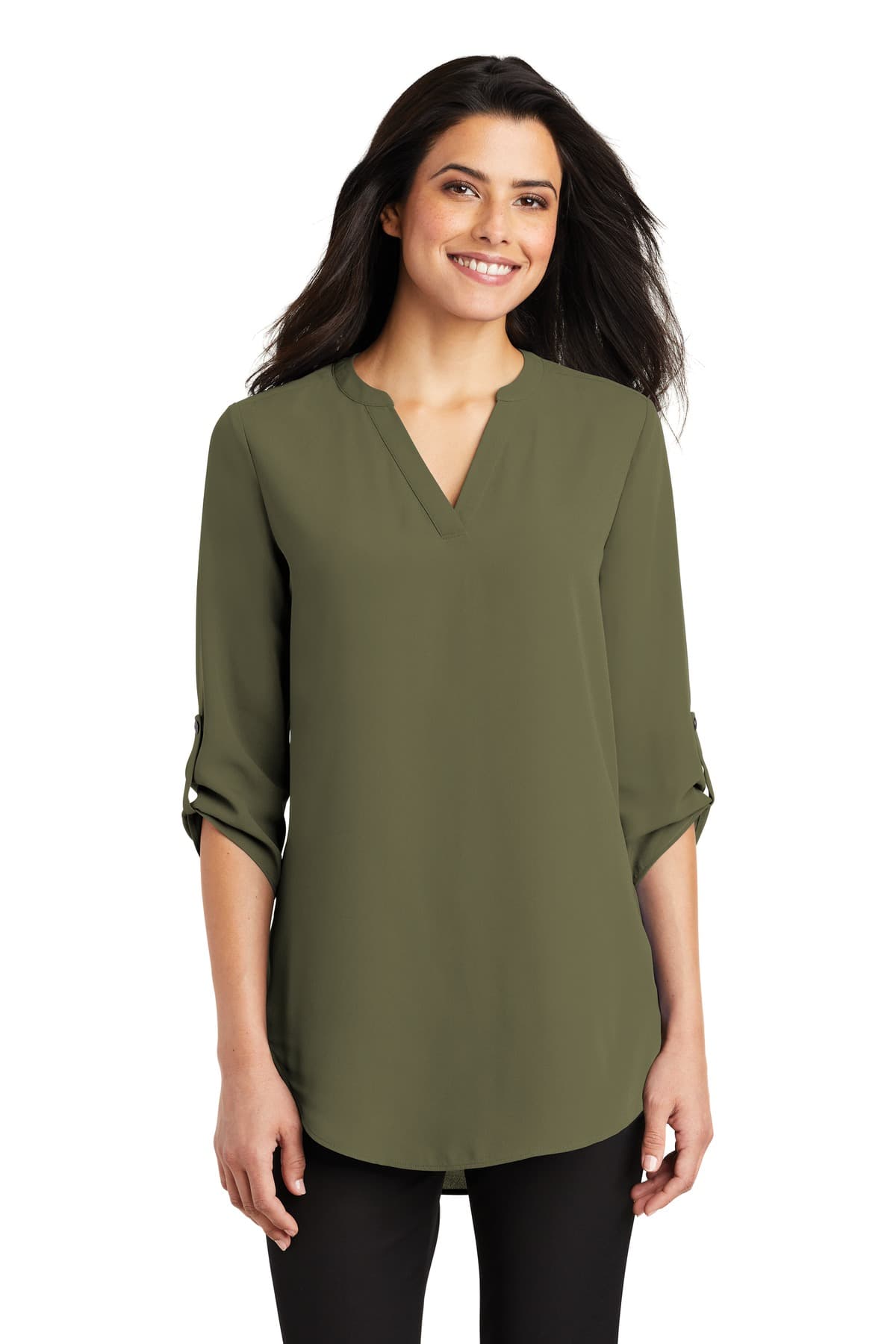 Port Authority ® Women's 3/4-Sleeve Tunic Blouse. LW701 thumbnail 4