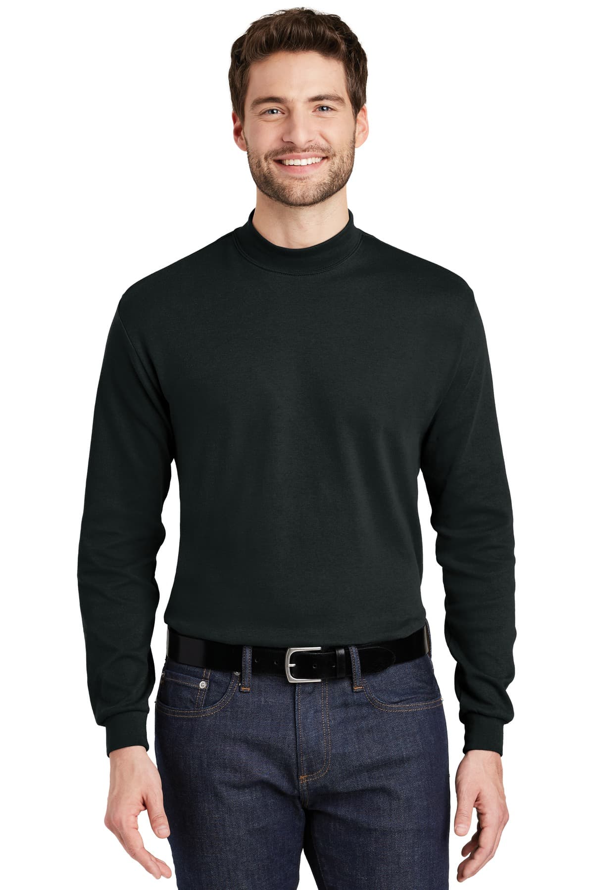 Port Authority ® Interlock Knit Mock Turtleneck. K321 thumbnail 2