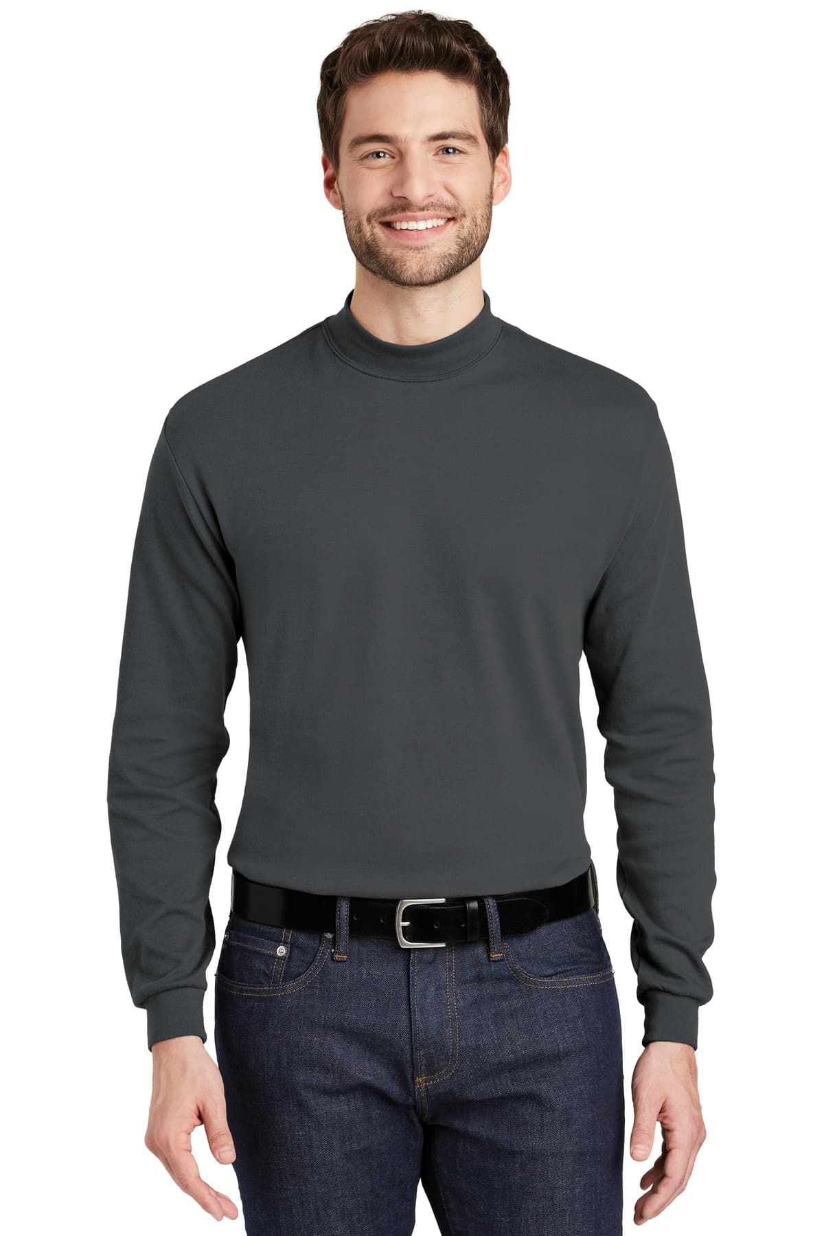 Port Authority ® Interlock Knit Mock Turtleneck. K321 thumbnail 5
