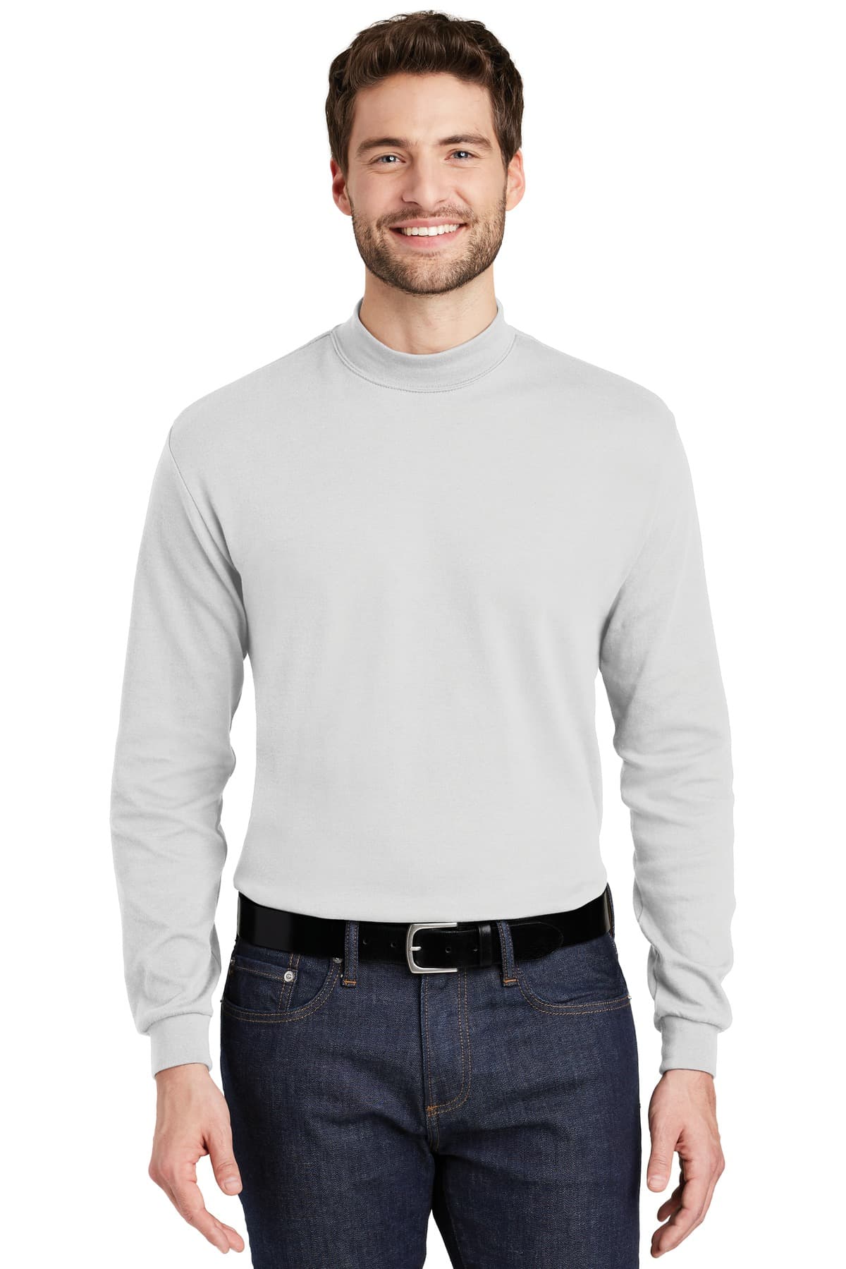 Port Authority ® Interlock Knit Mock Turtleneck. K321 thumbnail 4
