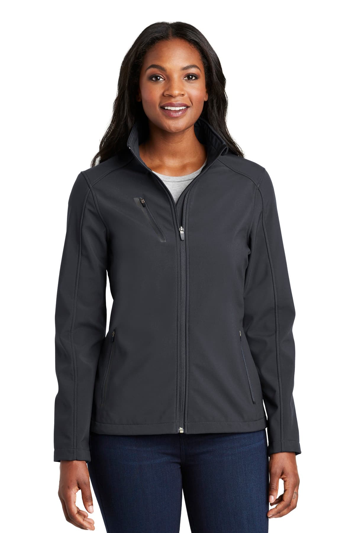 Port Authority ® Women's Welded Soft Shell Jacket. L324 thumbnail 2