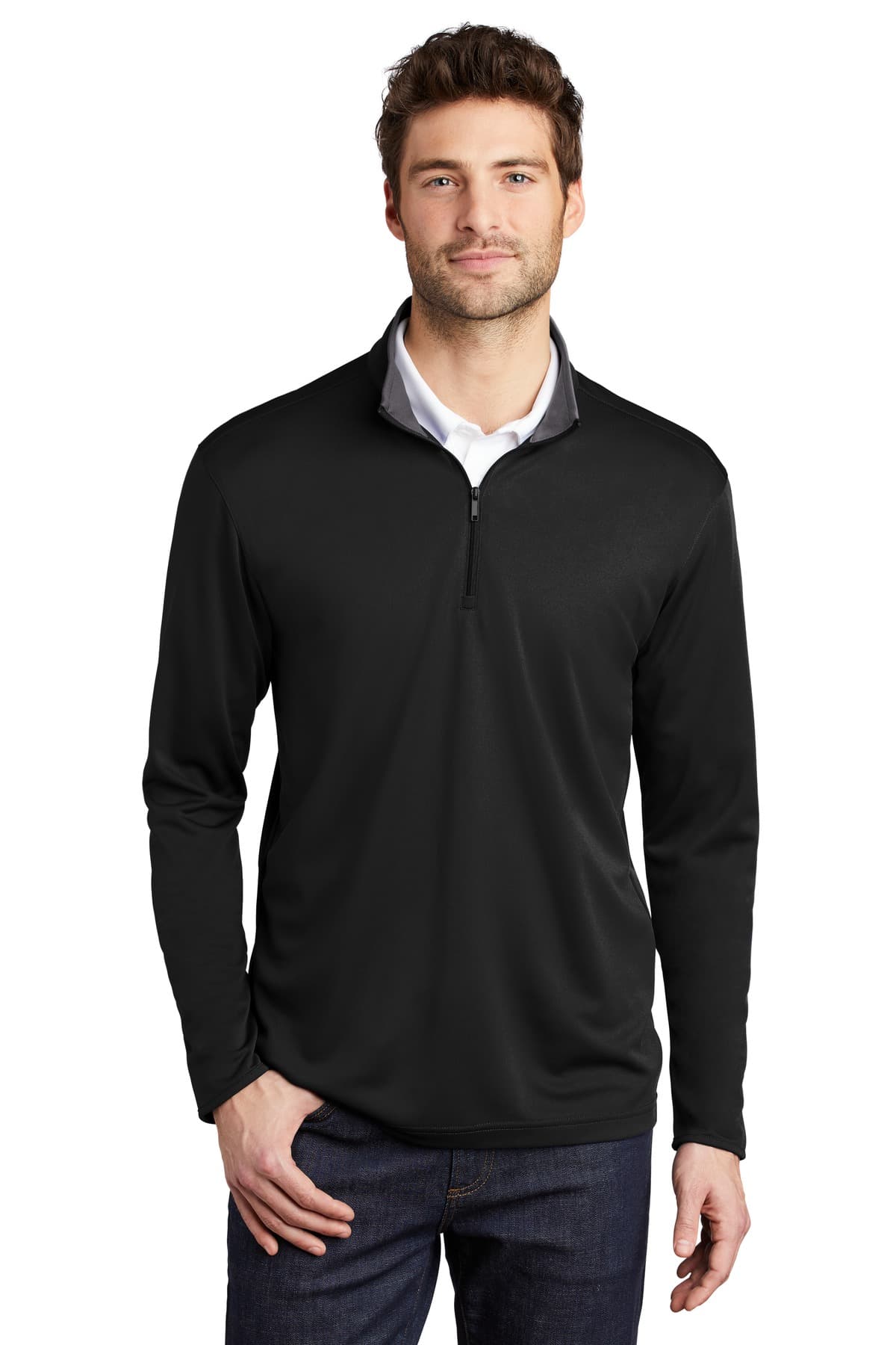 Port Authority ® Silk Touch  Performance 1/4-Zip K584 thumbnail 2
