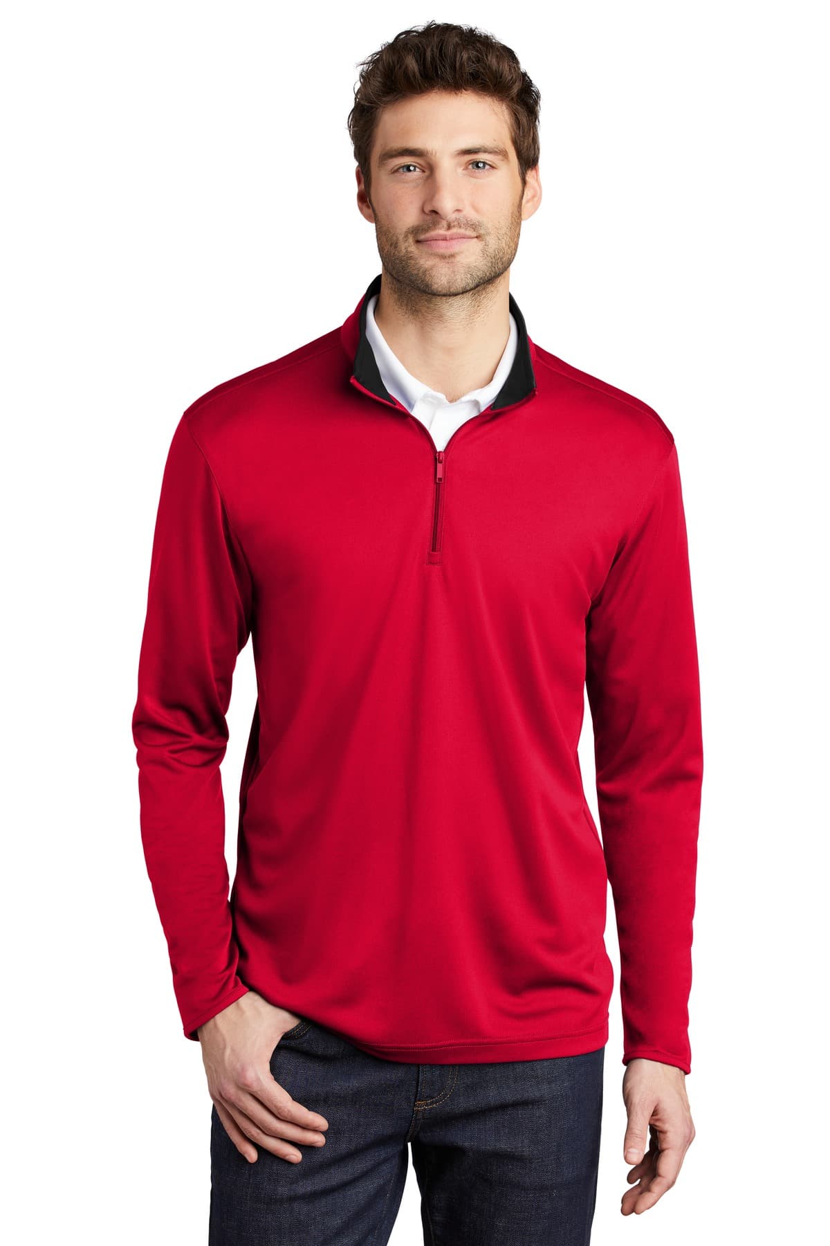 Port Authority ® Silk Touch  Performance 1/4-Zip K584 thumbnail 4