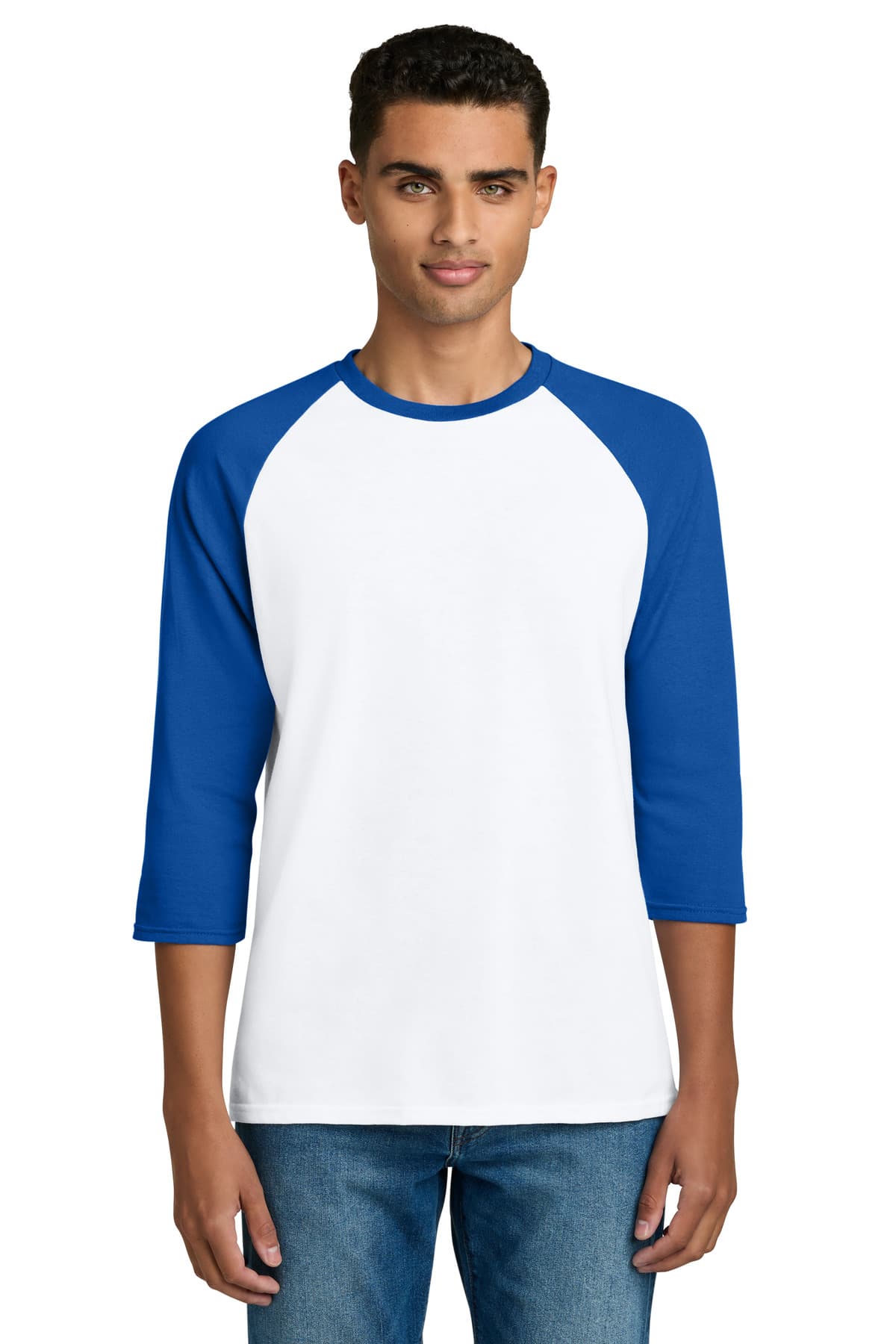 Gildan ® Heavy Cotton ™ 3/4-Sleeve Raglan T-Shirt. 5700 thumbnail 5