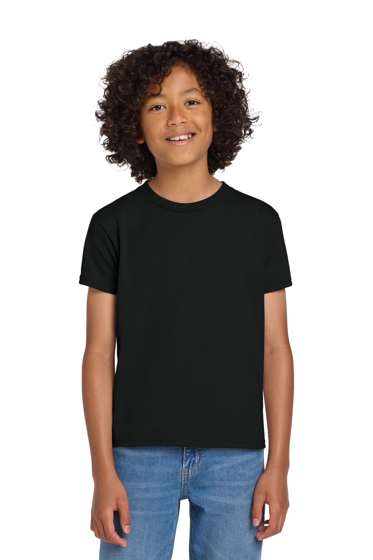 Gildan ® Youth DryBlend ® 50 Cotton/50 Poly T-Shirt. 8000B thumbnail 5