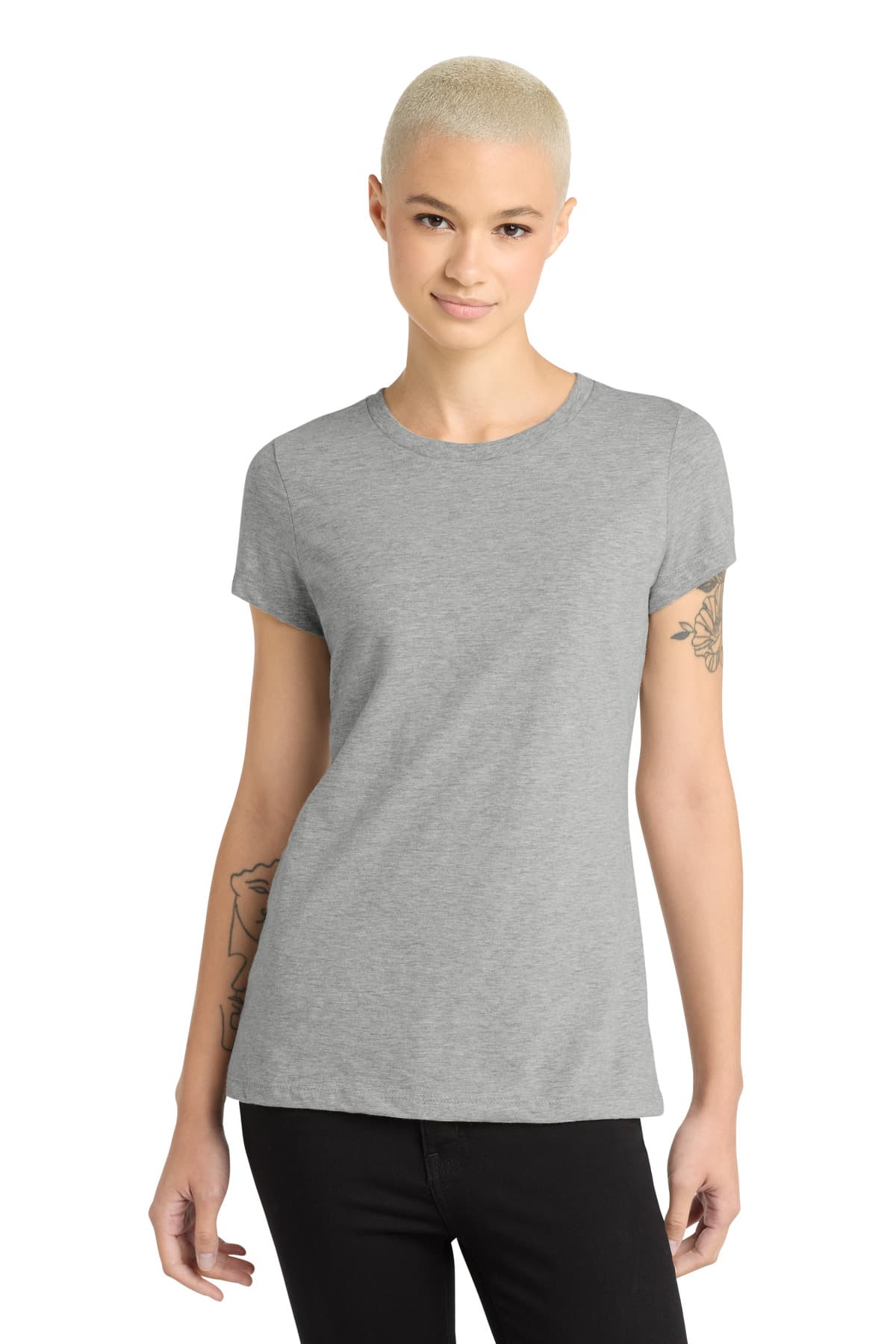 District ® Women's Perfect Blend ® CVC Tee. DM108L thumbnail 3