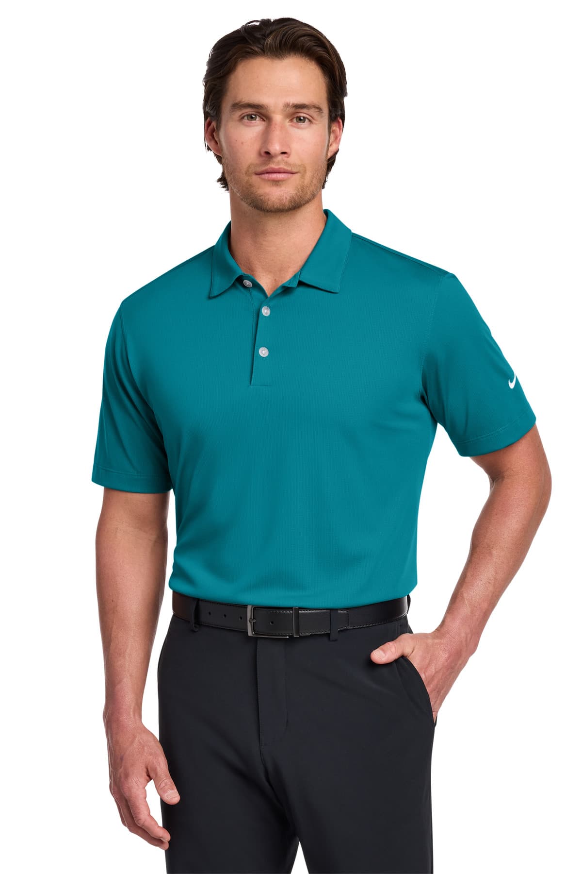 Nike Dri-FIT Vertical Mesh Polo. 637167 thumbnail 2