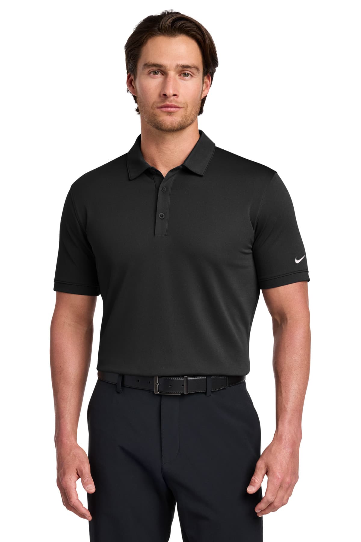 Nike Dri-FIT Solid Icon Pique Modern Fit Polo. 746099 thumbnail 2
