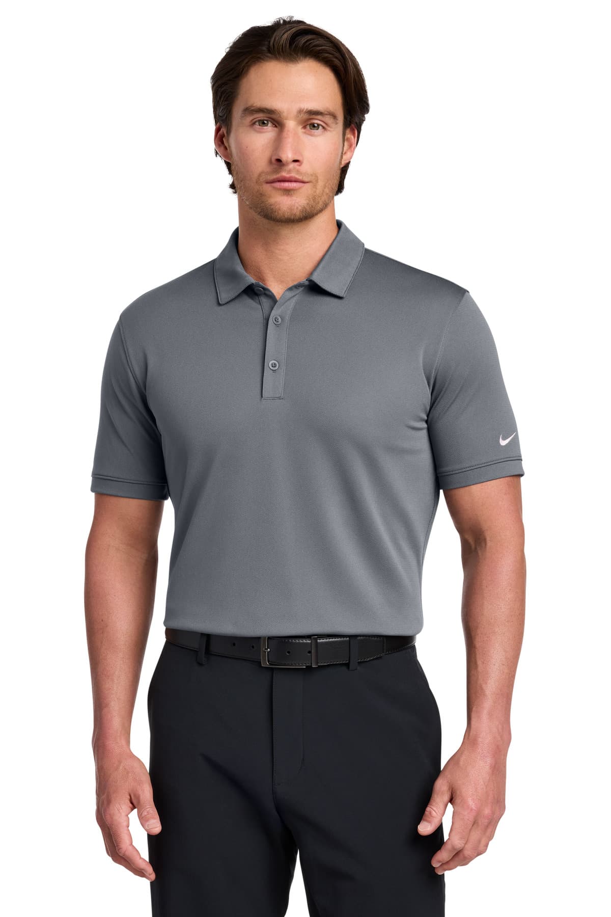 Nike Dri-FIT Solid Icon Pique Modern Fit Polo. 746099 thumbnail 4