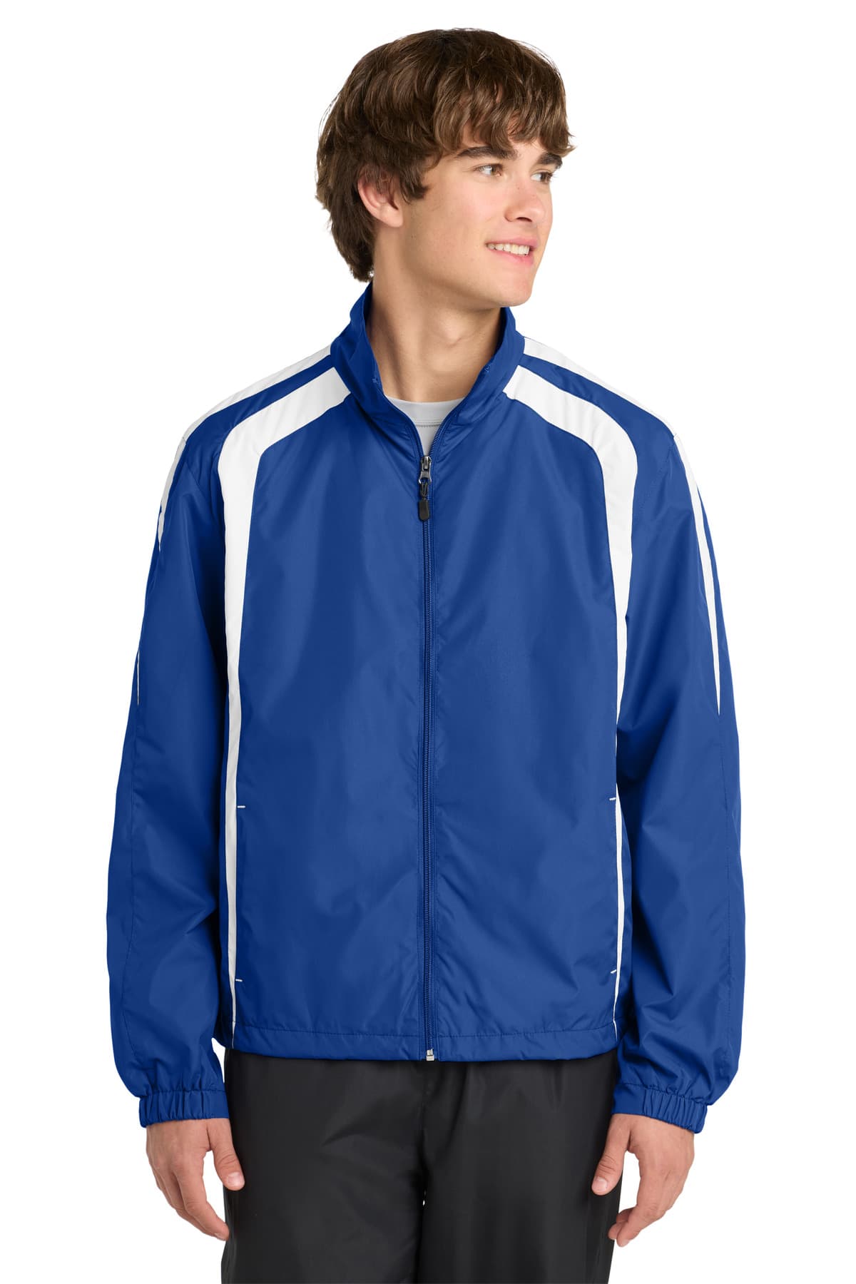 Sport-Tek ® Colorblock Raglan Jacket. JST60 thumbnail 3