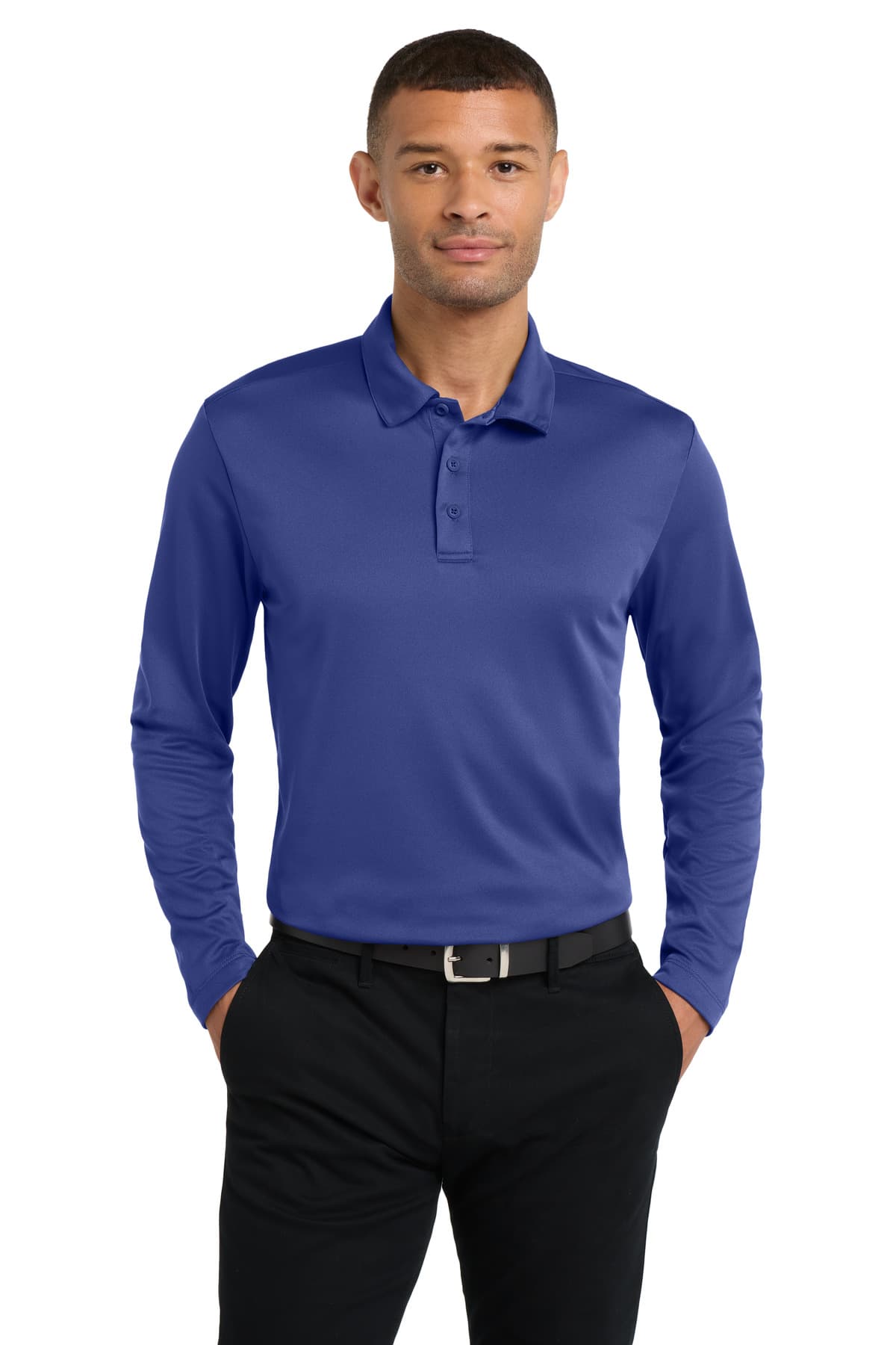 Port Authority ® Silk Touch™ Performance Long Sleeve Polo. K540LS thumbnail 7
