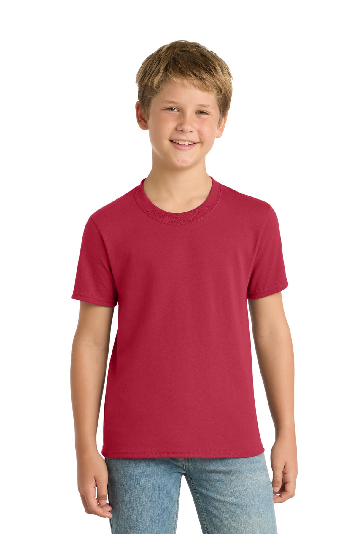 Port & Co  Youth Core Blend Tee. PC55Y thumbnail 5