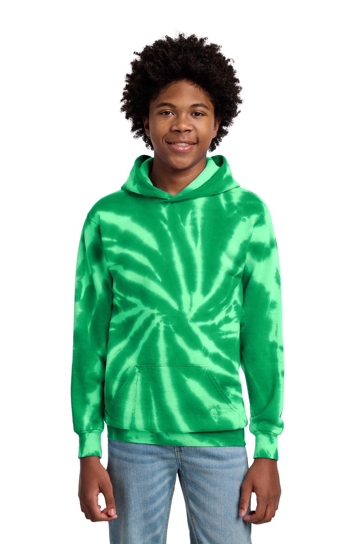 Port & Co  Youth Tie-Dye Pullover Hooded Sweatshirt. PC146Y thumbnail 3