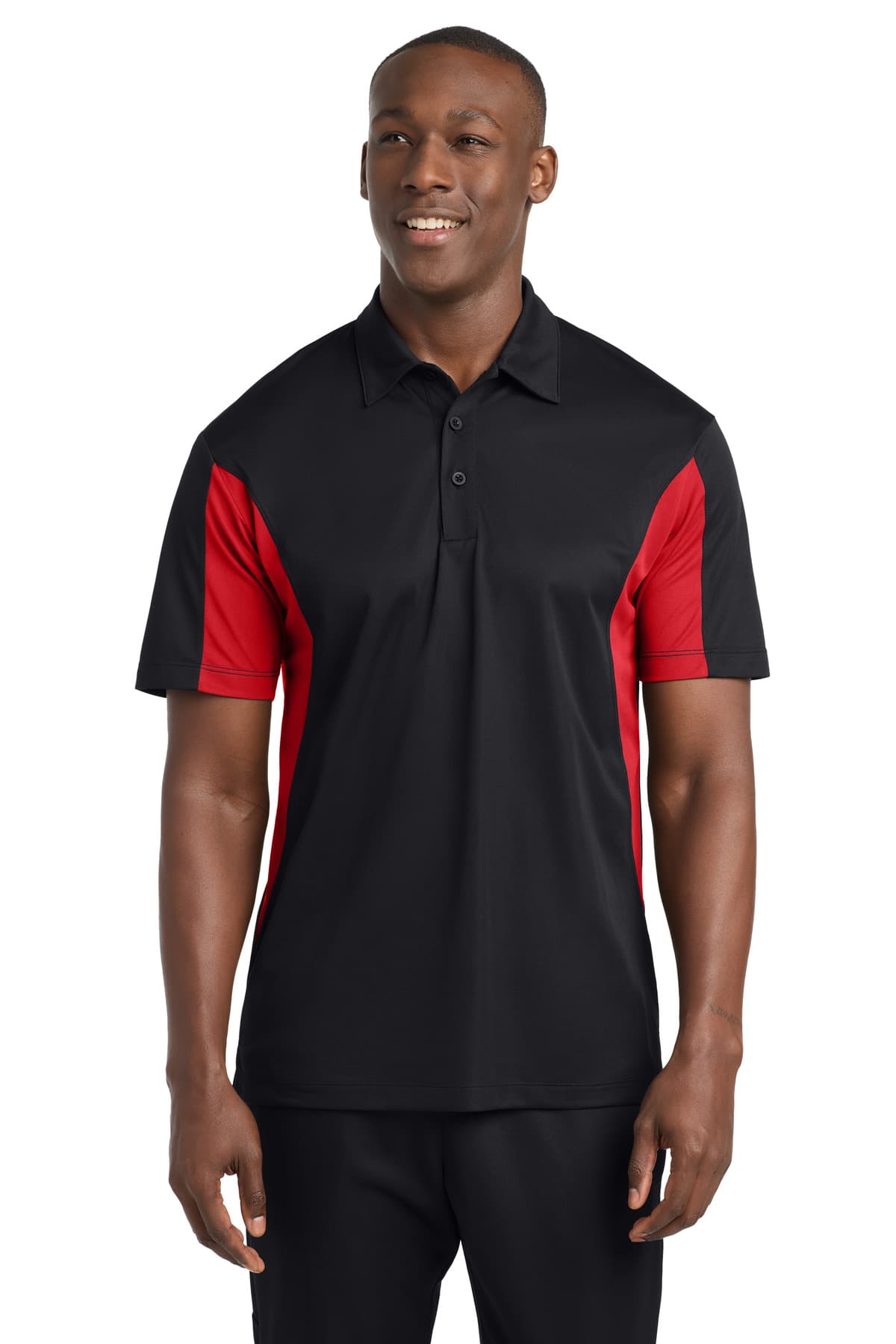 Sport-Tek ® Tall Side Blocked Micropique Sport-Wick ® Polo. TST655 thumbnail 2