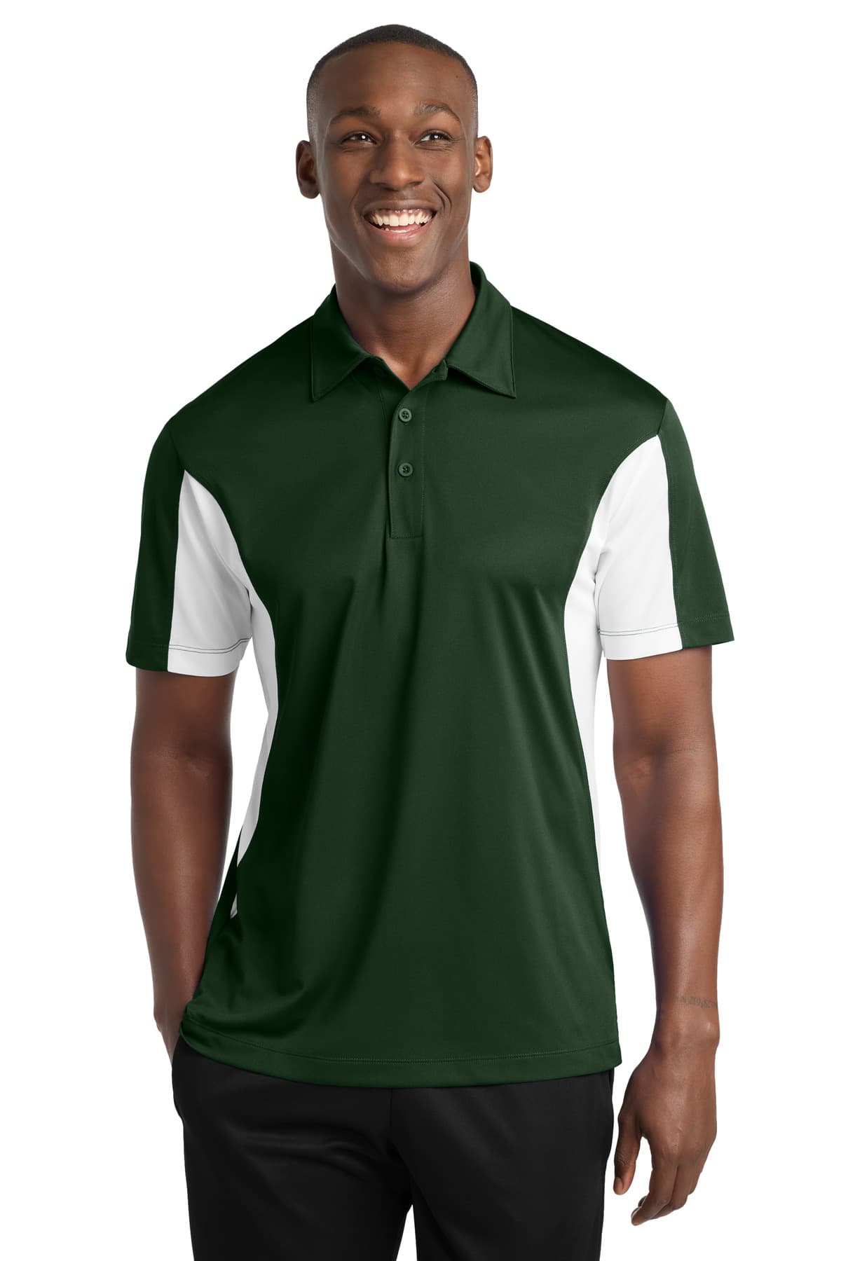 Sport-Tek ® Tall Side Blocked Micropique Sport-Wick ® Polo. TST655 thumbnail 4