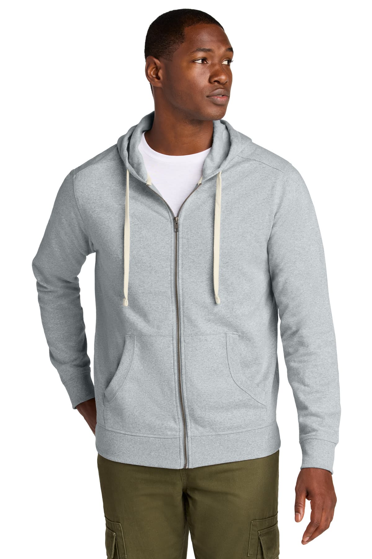 District ® Re-Fleece  Full-Zip Hoodie DT8102 thumbnail 5