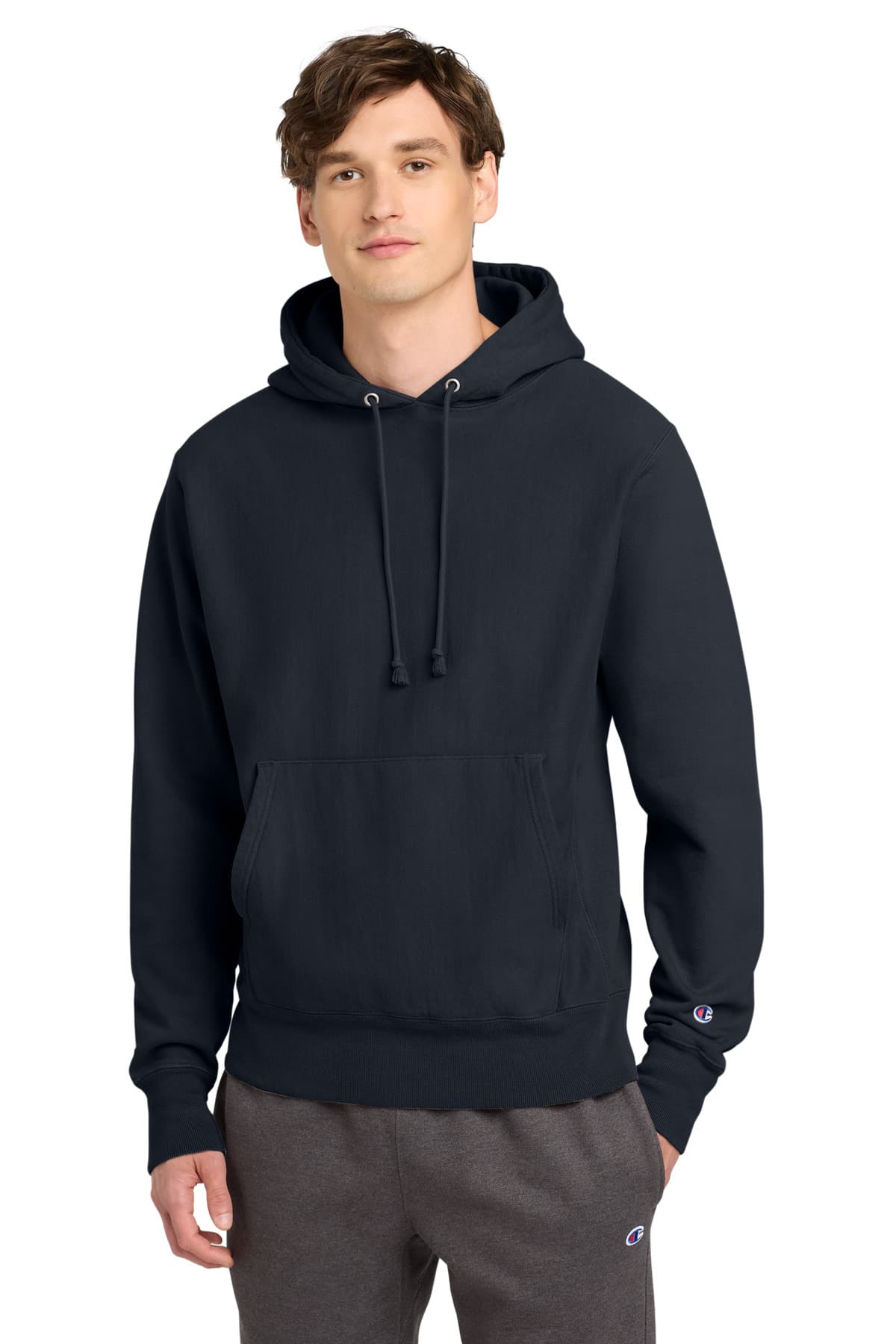 Champion ® Reverse Weave ® Garment-Dyed Hooded Sweatshirt. GDS101 thumbnail 5
