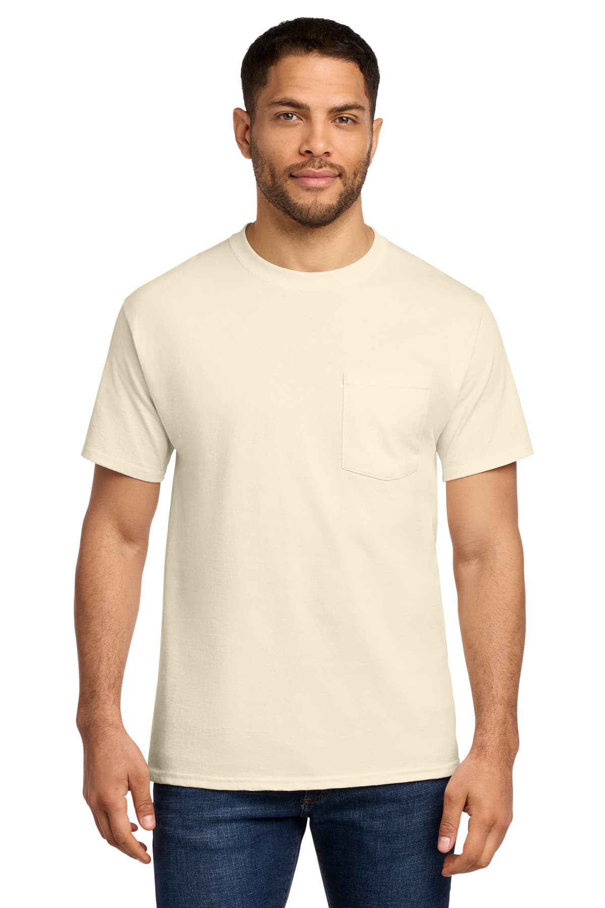 Port & Co  Tall Essential Pocket Tee. PC61PT thumbnail 3