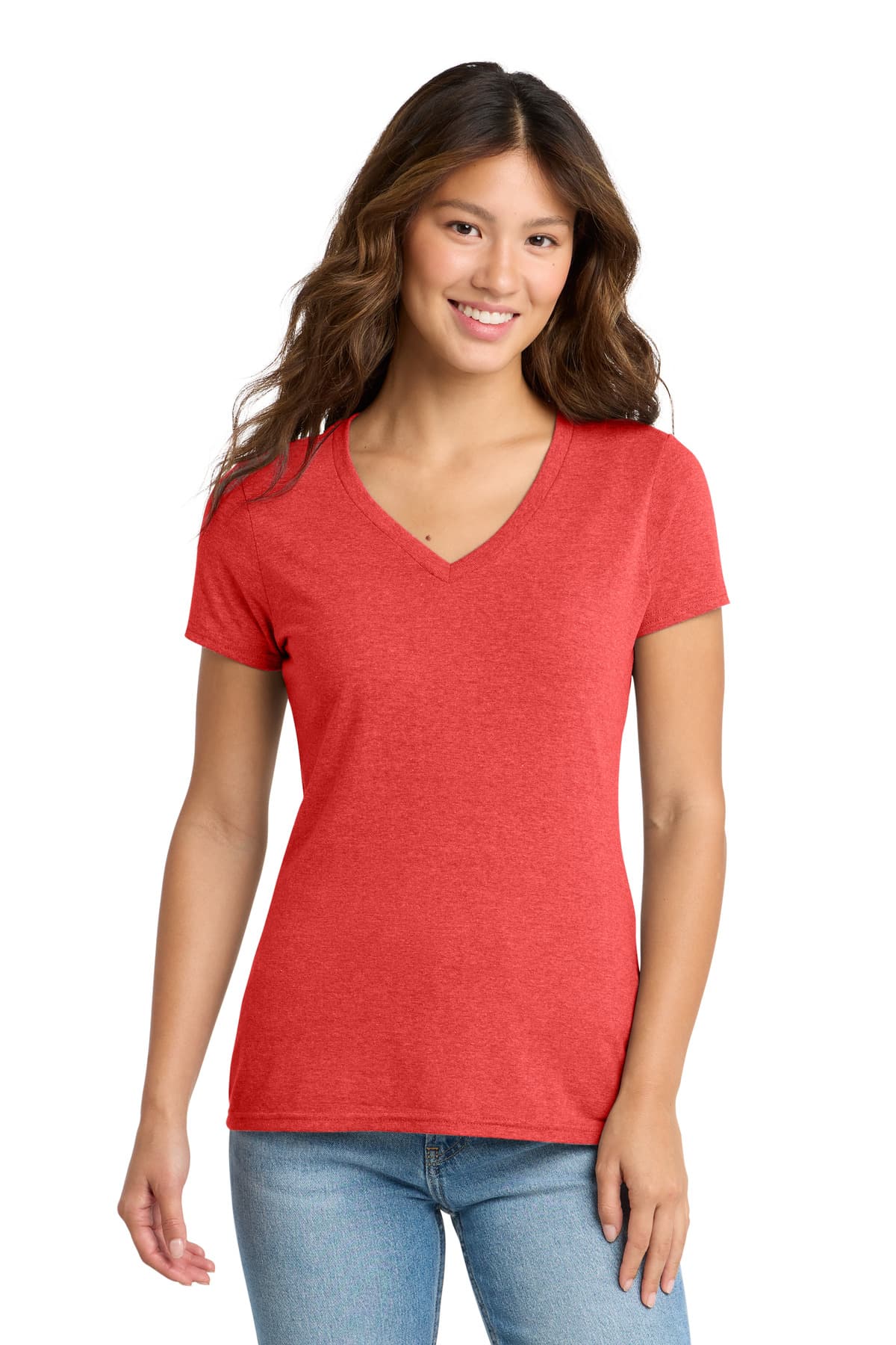 Port & Co  Women's Tri-Blend V-Neck Tee. LPC330V thumbnail 4