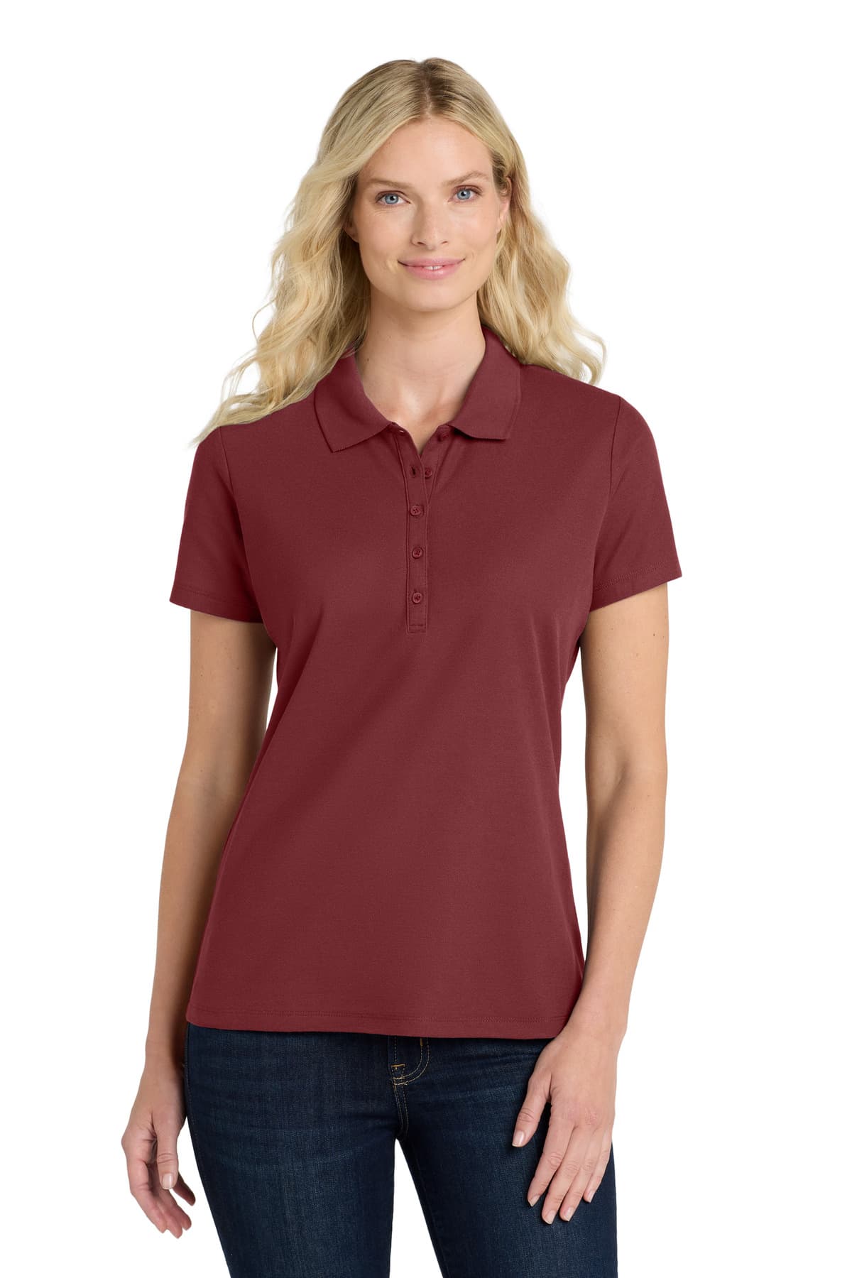 Port Authority ® Women's SuperPro React  Polo. LK810 thumbnail 2