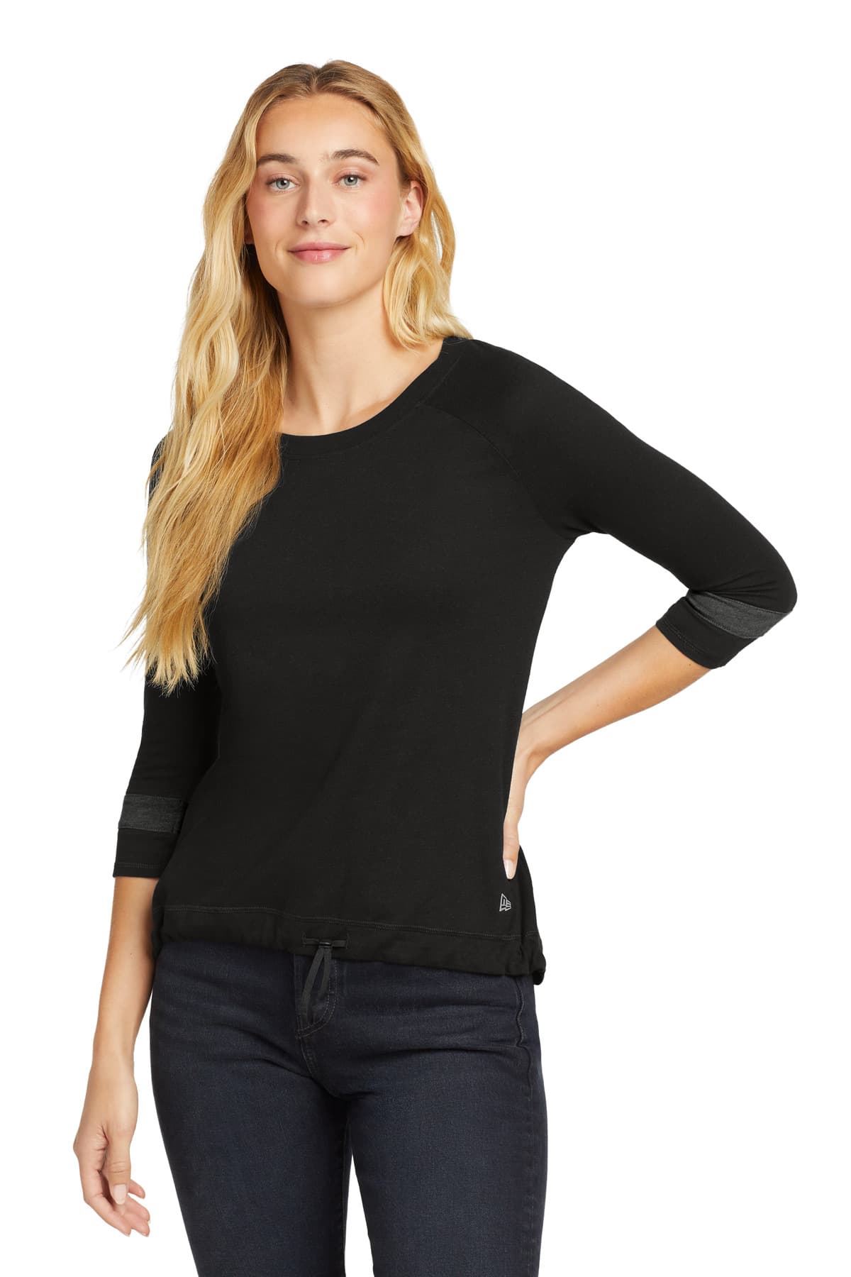 New Era ® Women's Tri-Blend 3/4-Sleeve Tee LNEA136 thumbnail 2