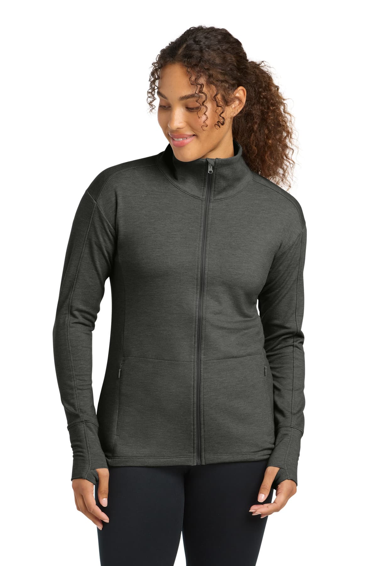 Sport-Tek ® Women's Sport-Wick ® Flex Fleece Full-Zip. LST560 thumbnail 3