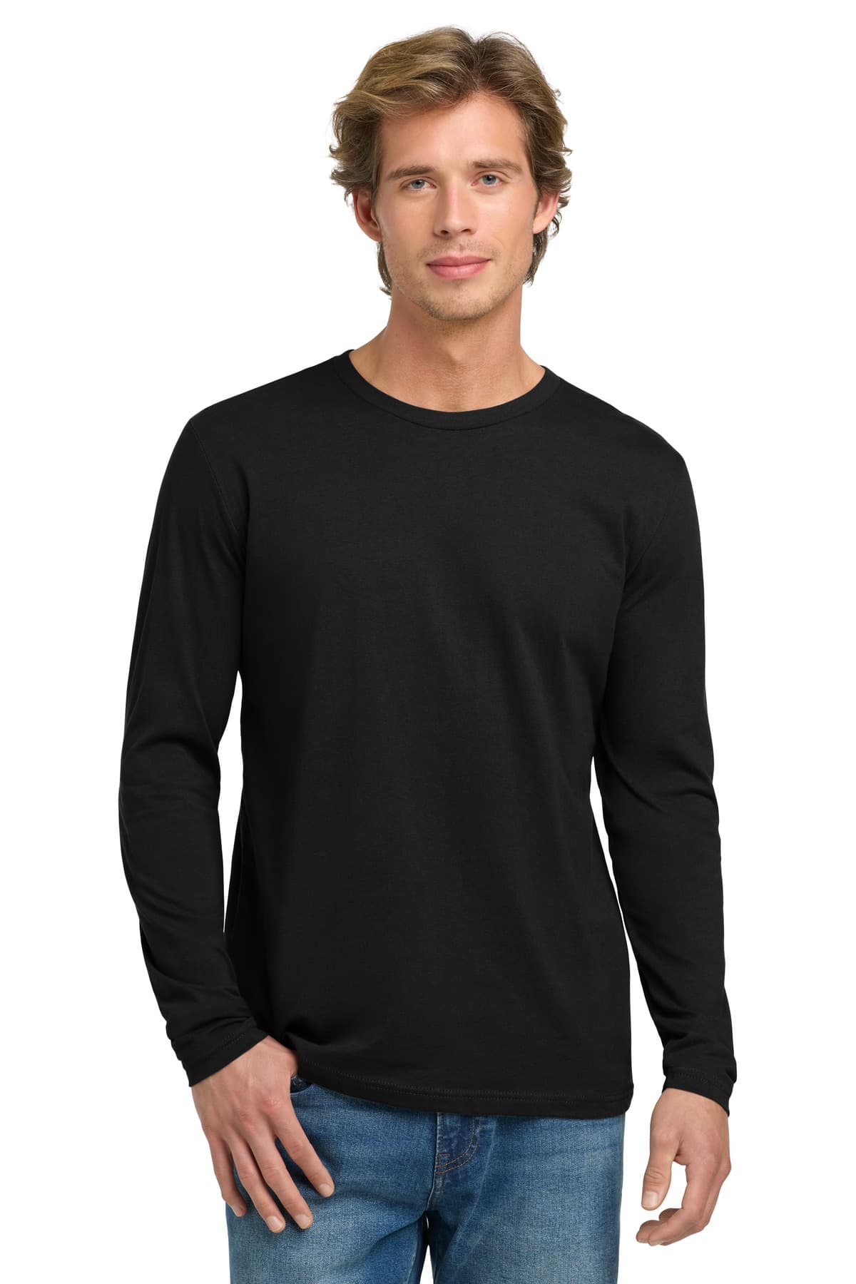 Next Level Apparel ® Cotton Long Sleeve Tee. NL3601 thumbnail 2